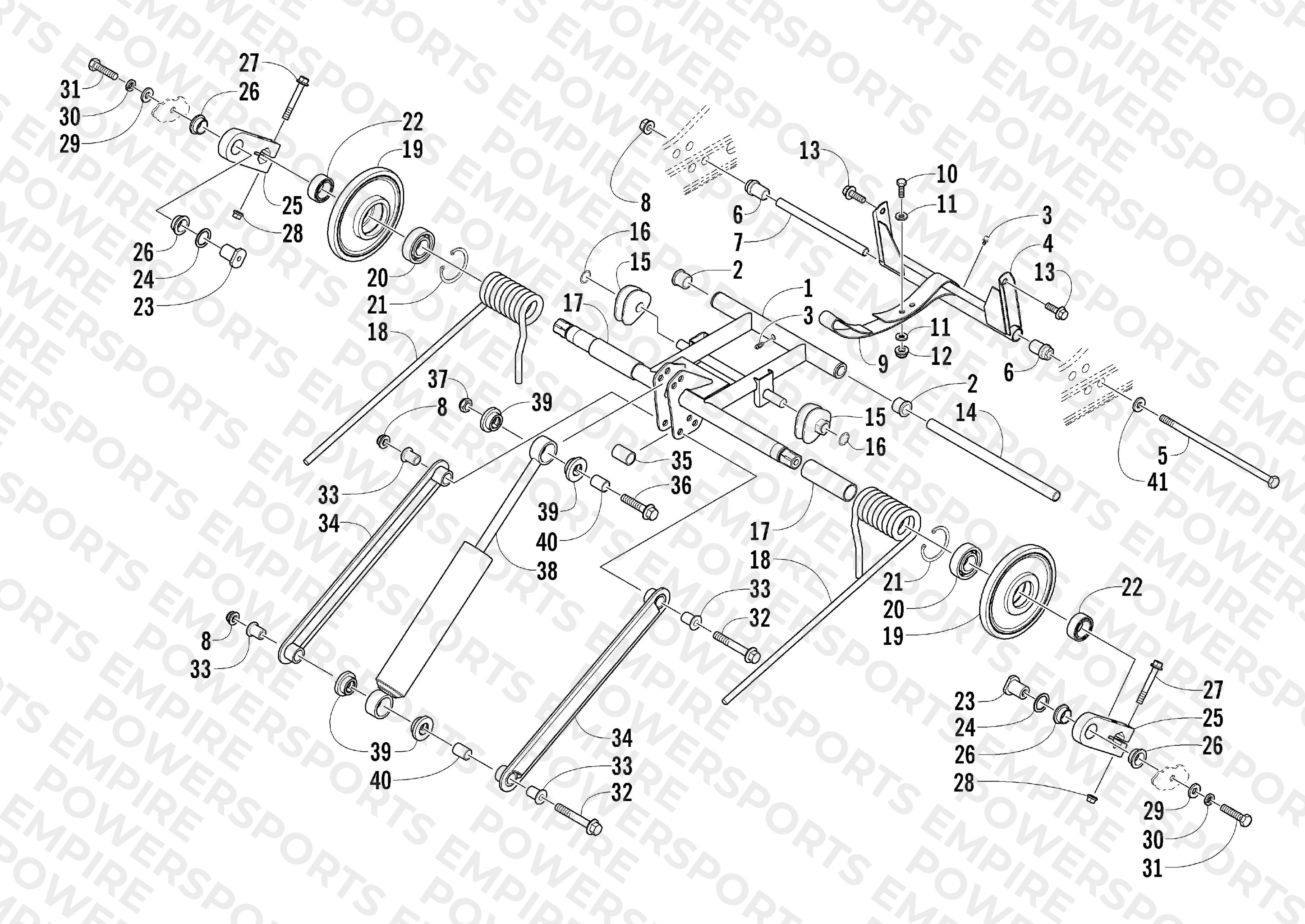 REAR SUSPENSION REAR ARM ASSEMBLY