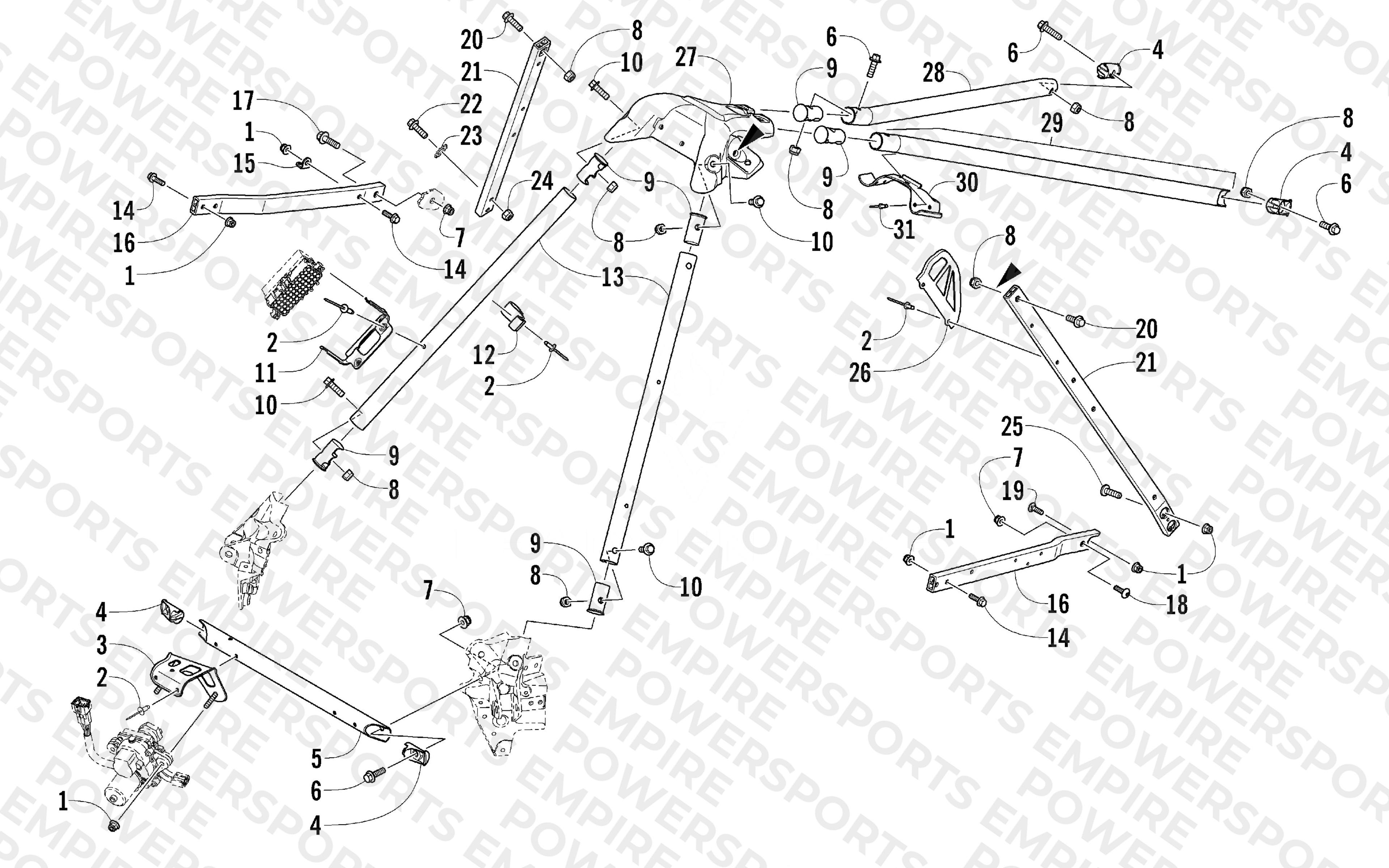 STEERING SUPPORT ASSEMBLY