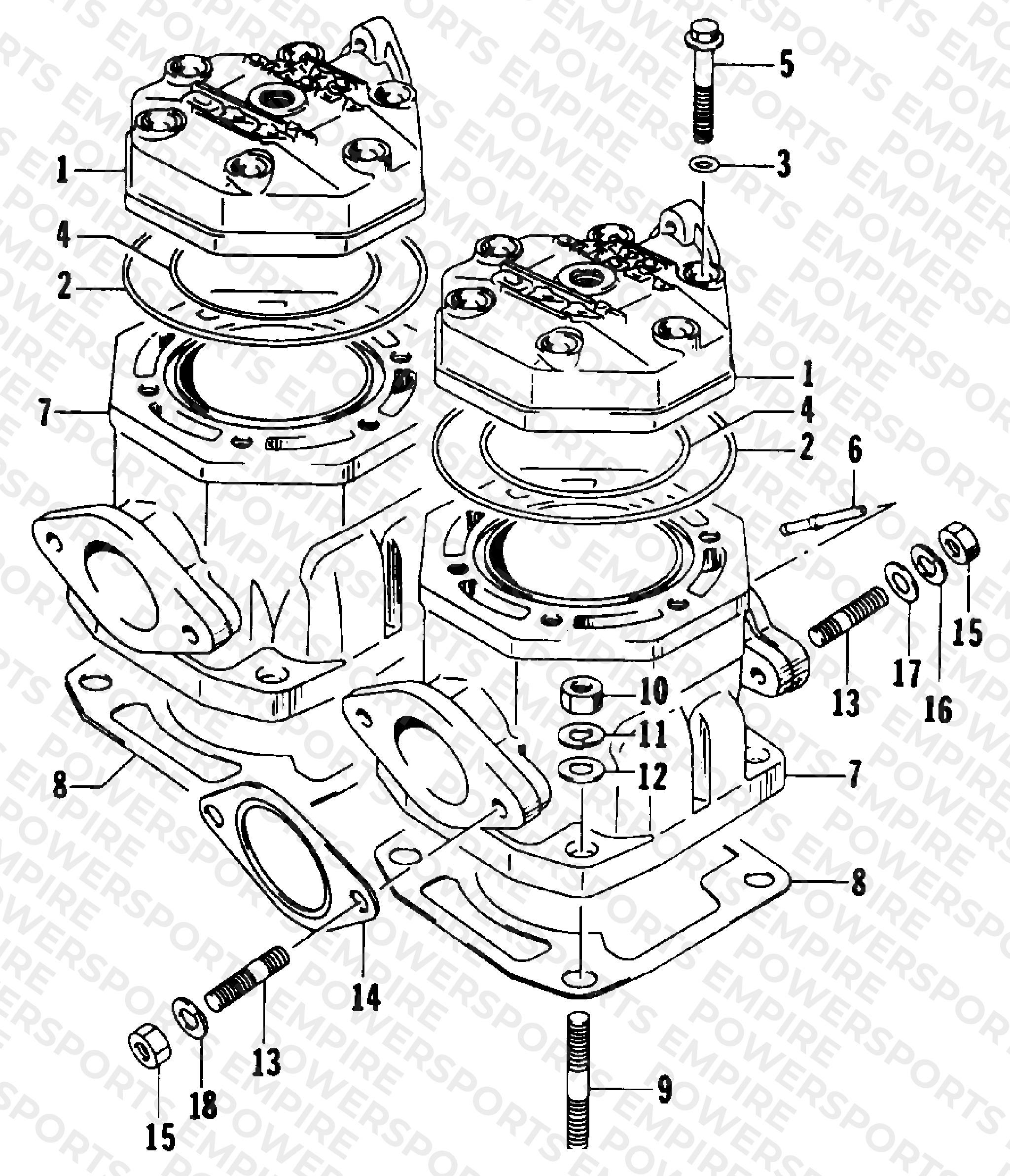 CYLINDER AND HEAD ASSEMBLY