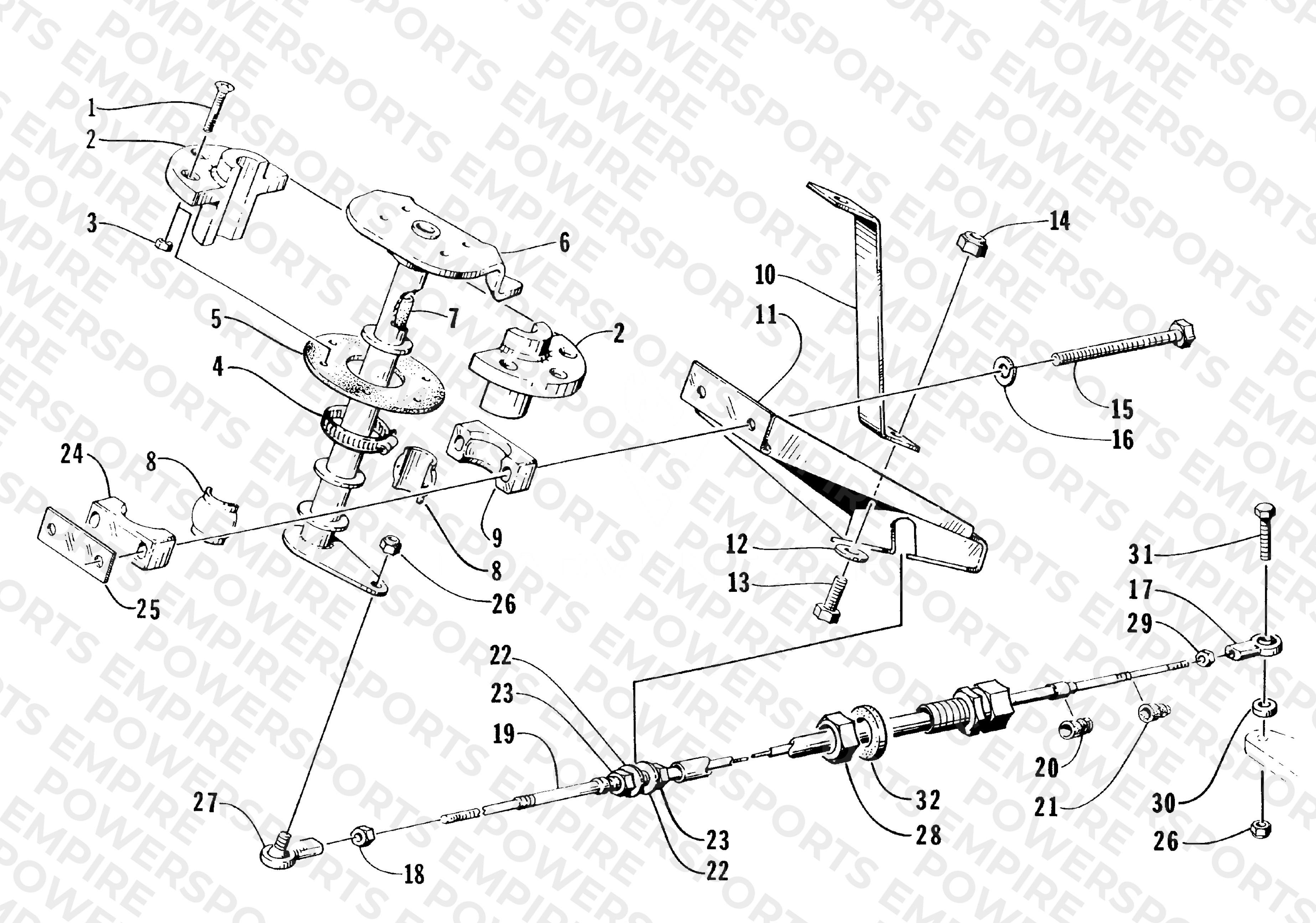 STEERING POST ASSEMBLY