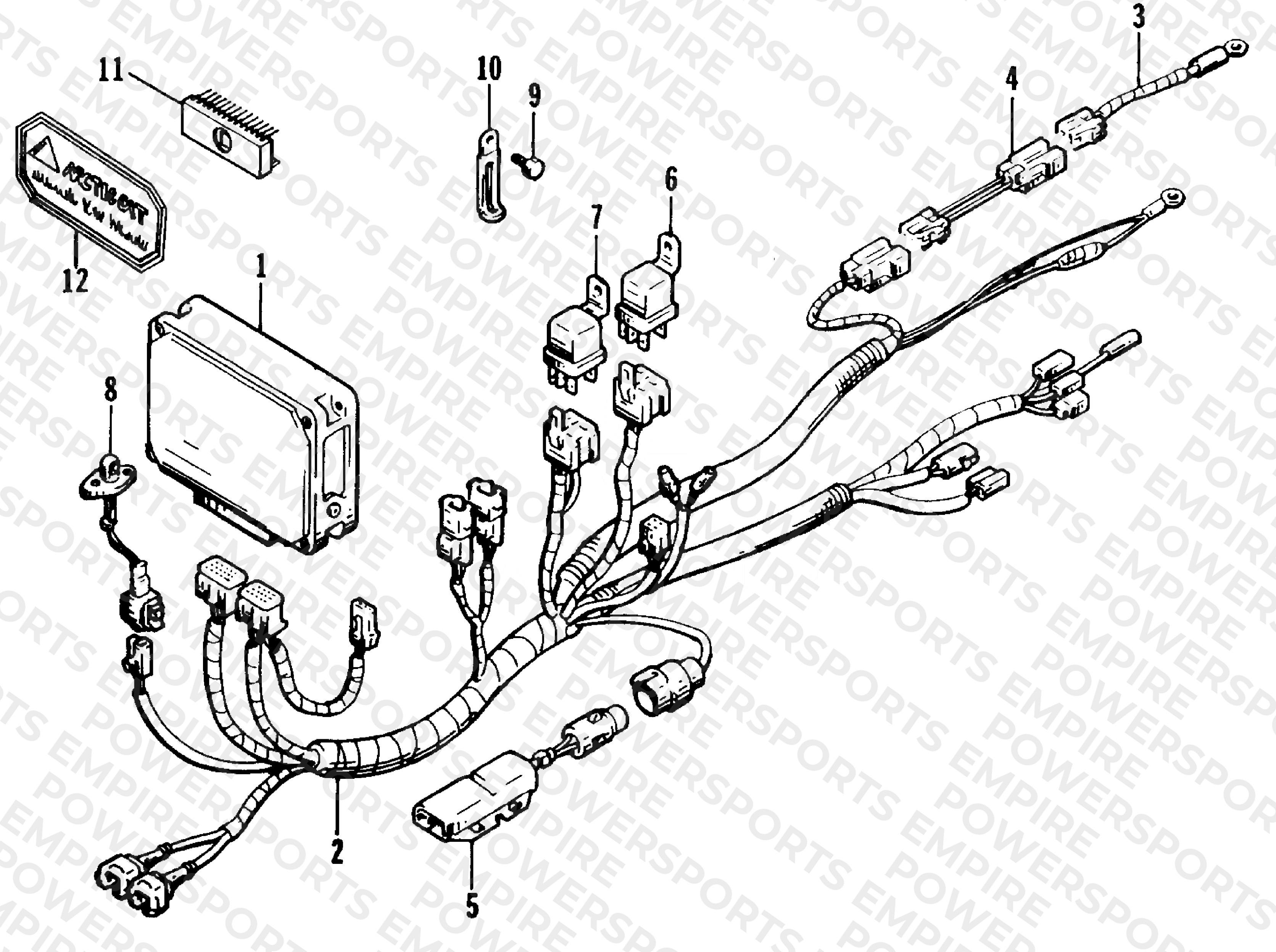 ECU AND ECU HARNESS ASSEMBLIES
