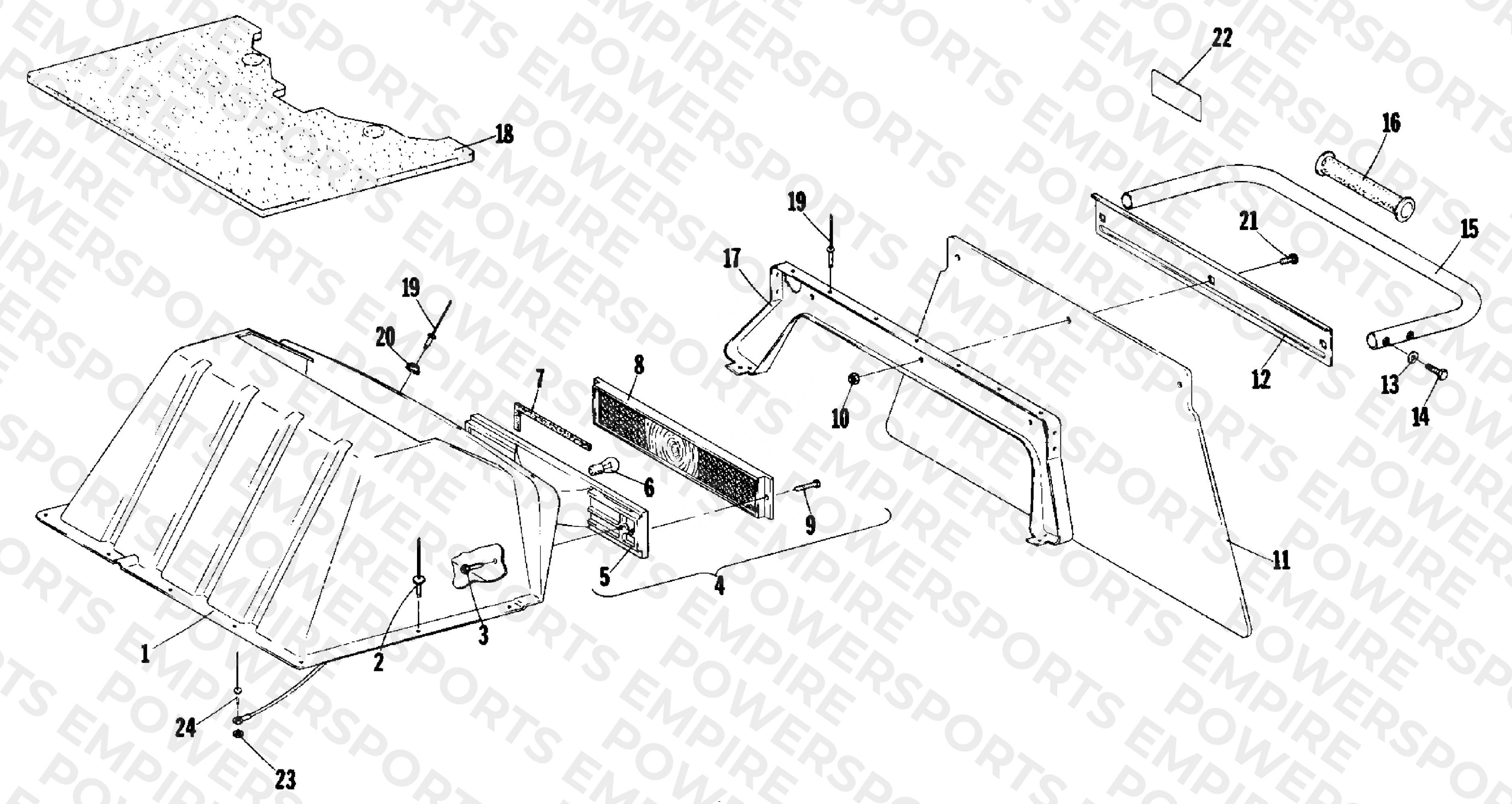 TOOLBOX AND REAR BUMPER