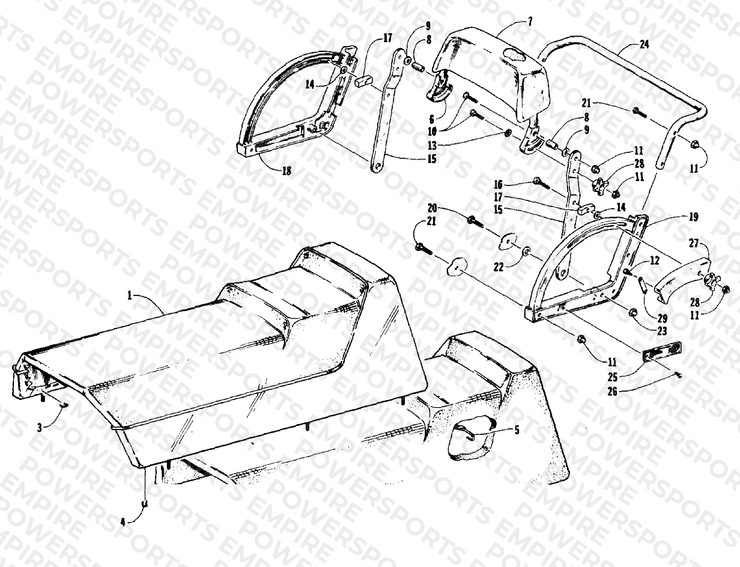 SEAT AND BACKREST ASSEMBLIES