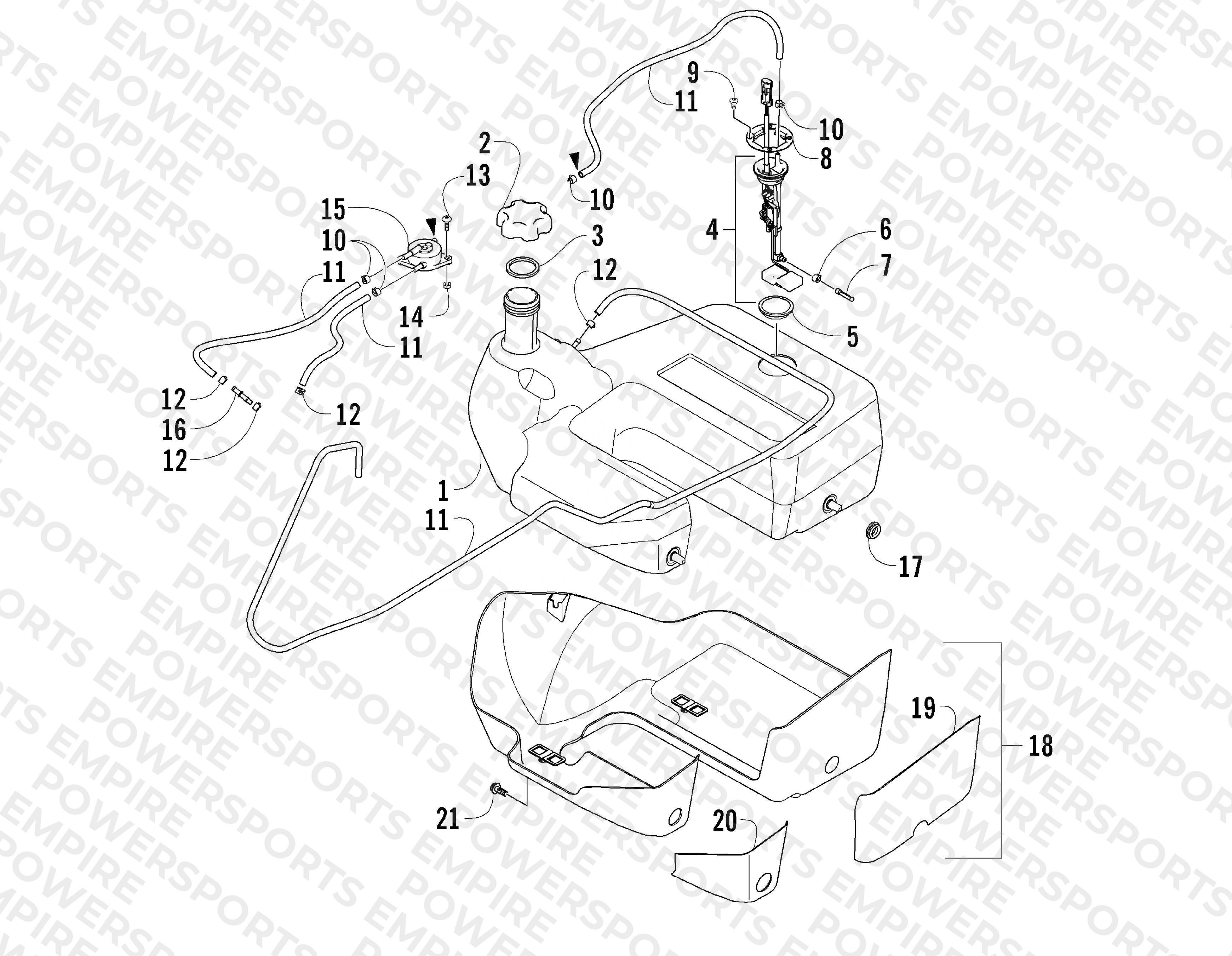 GAS TANK ASSEMBLY