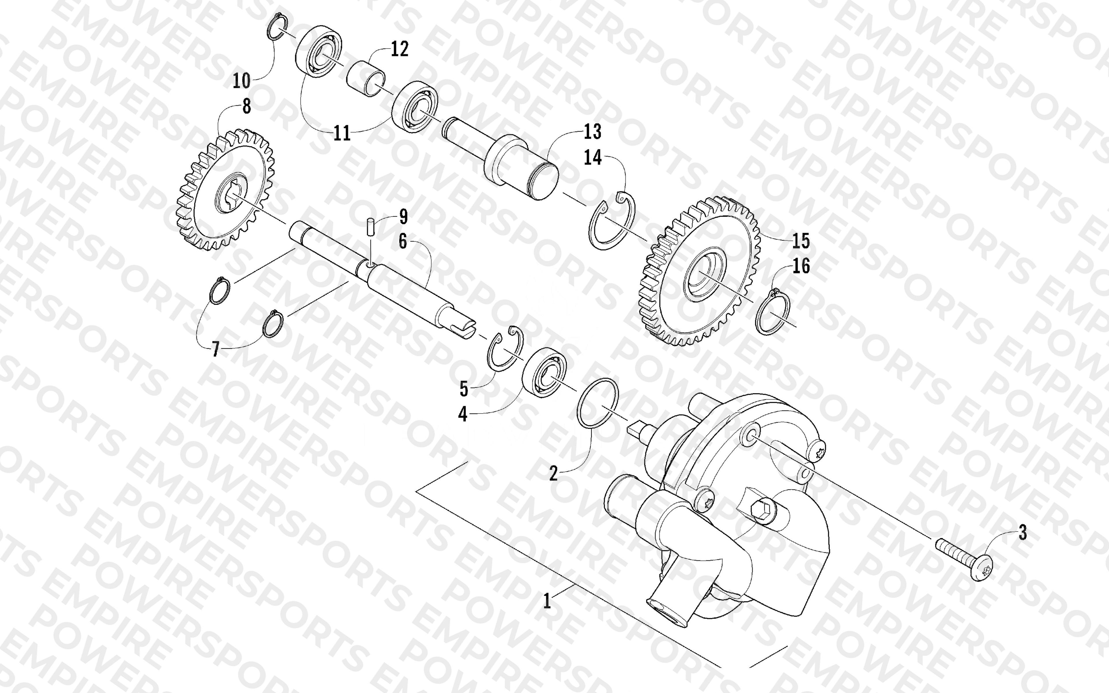 WATER PUMP ASSEMBLY