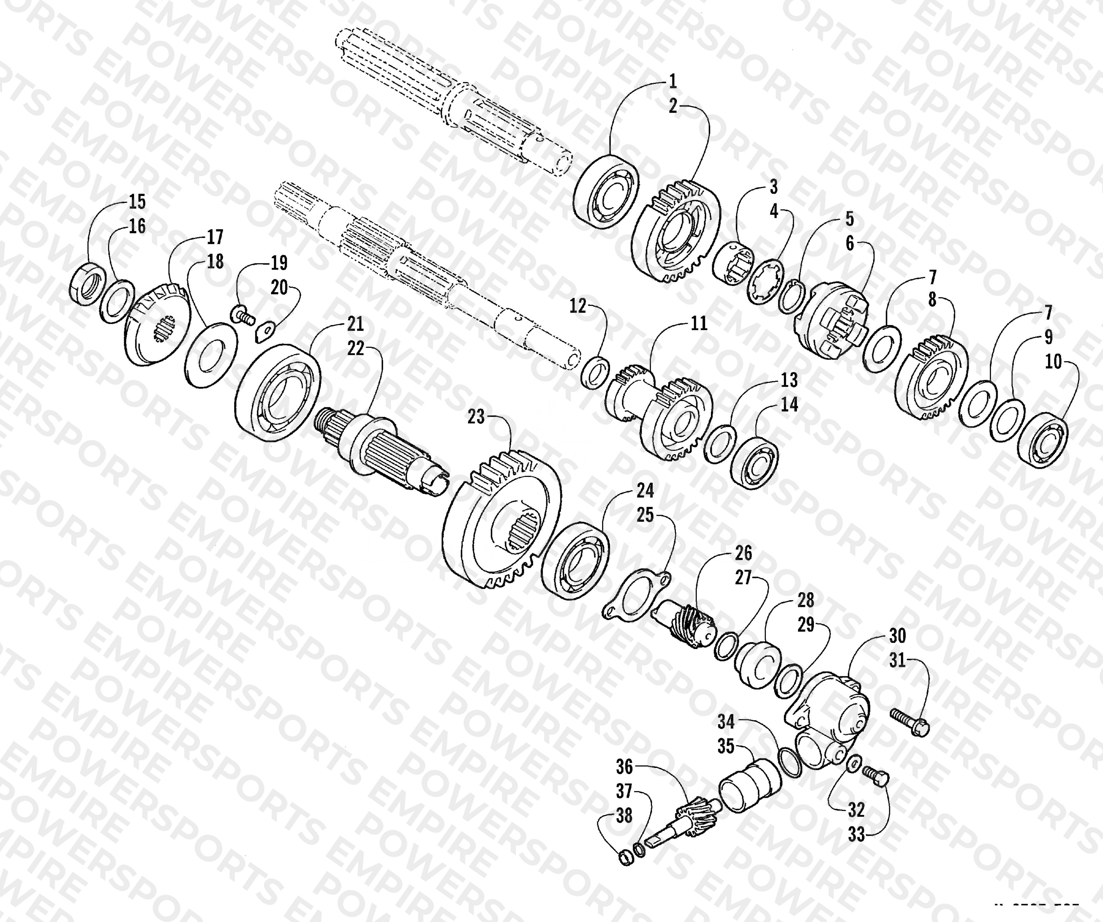 SECONDARY TRANSMISSION ASSEMBLY