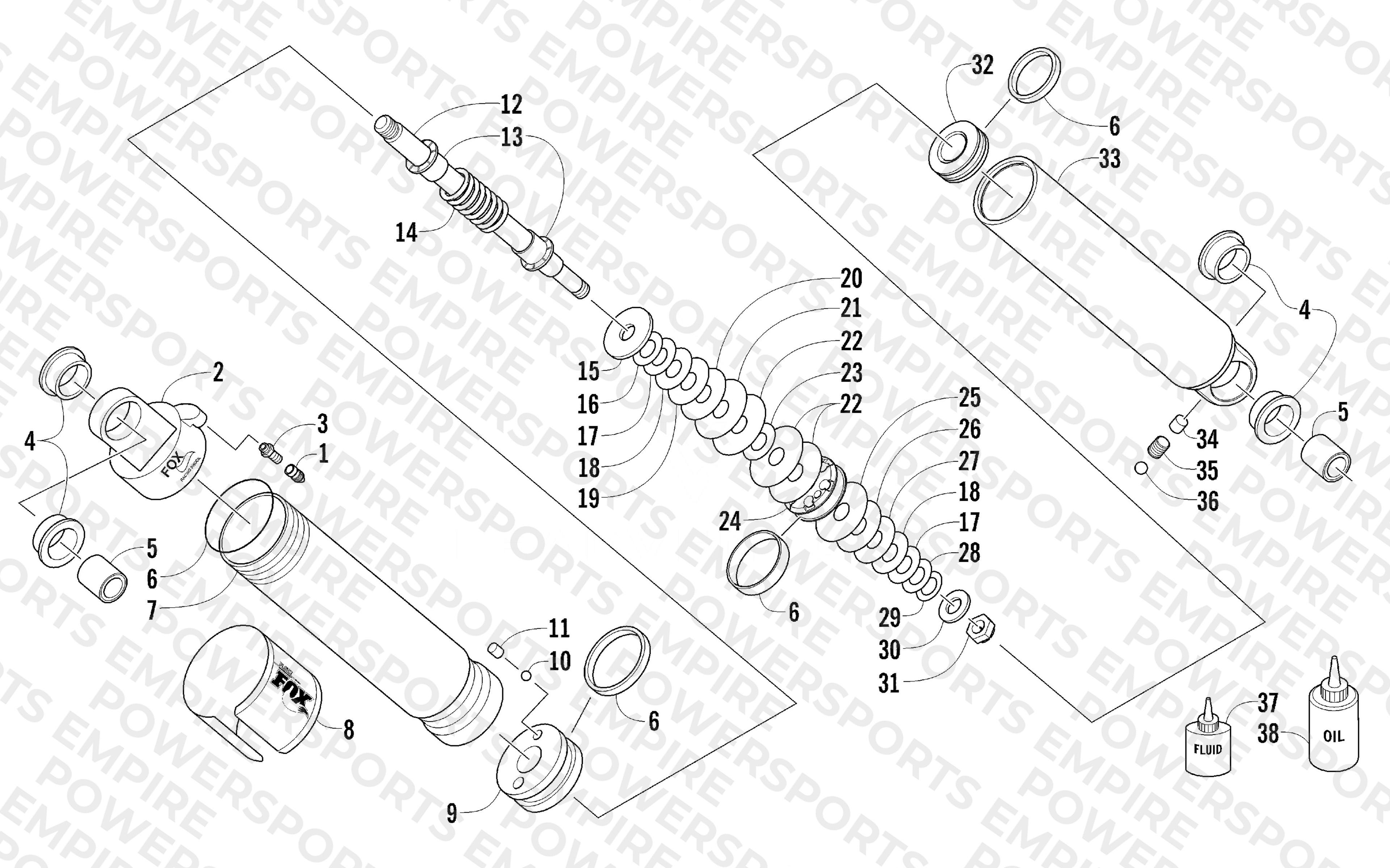 FRONT SUSPENSION SHOCK ABSORBER