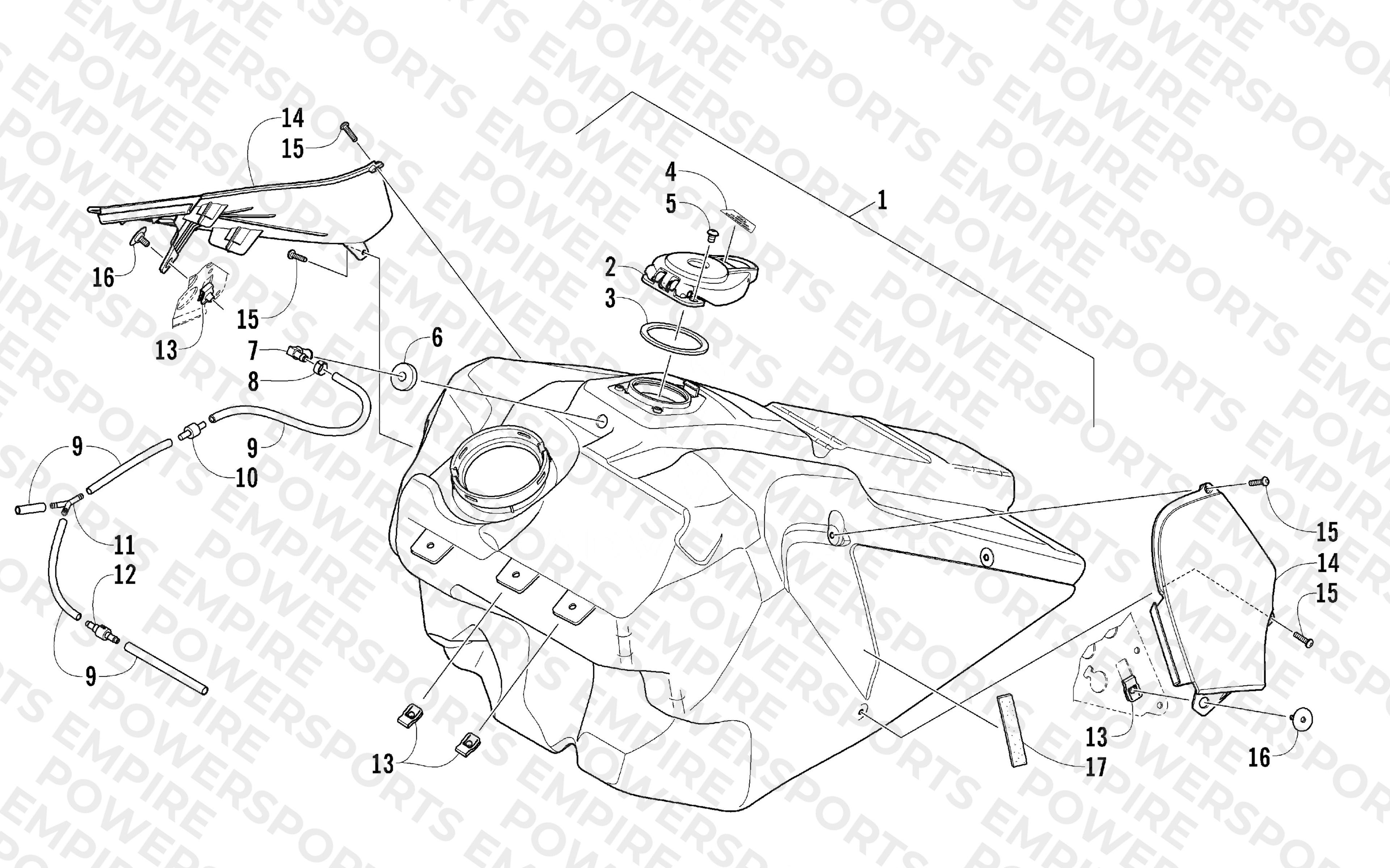 GAS TANK ASSEMBLY