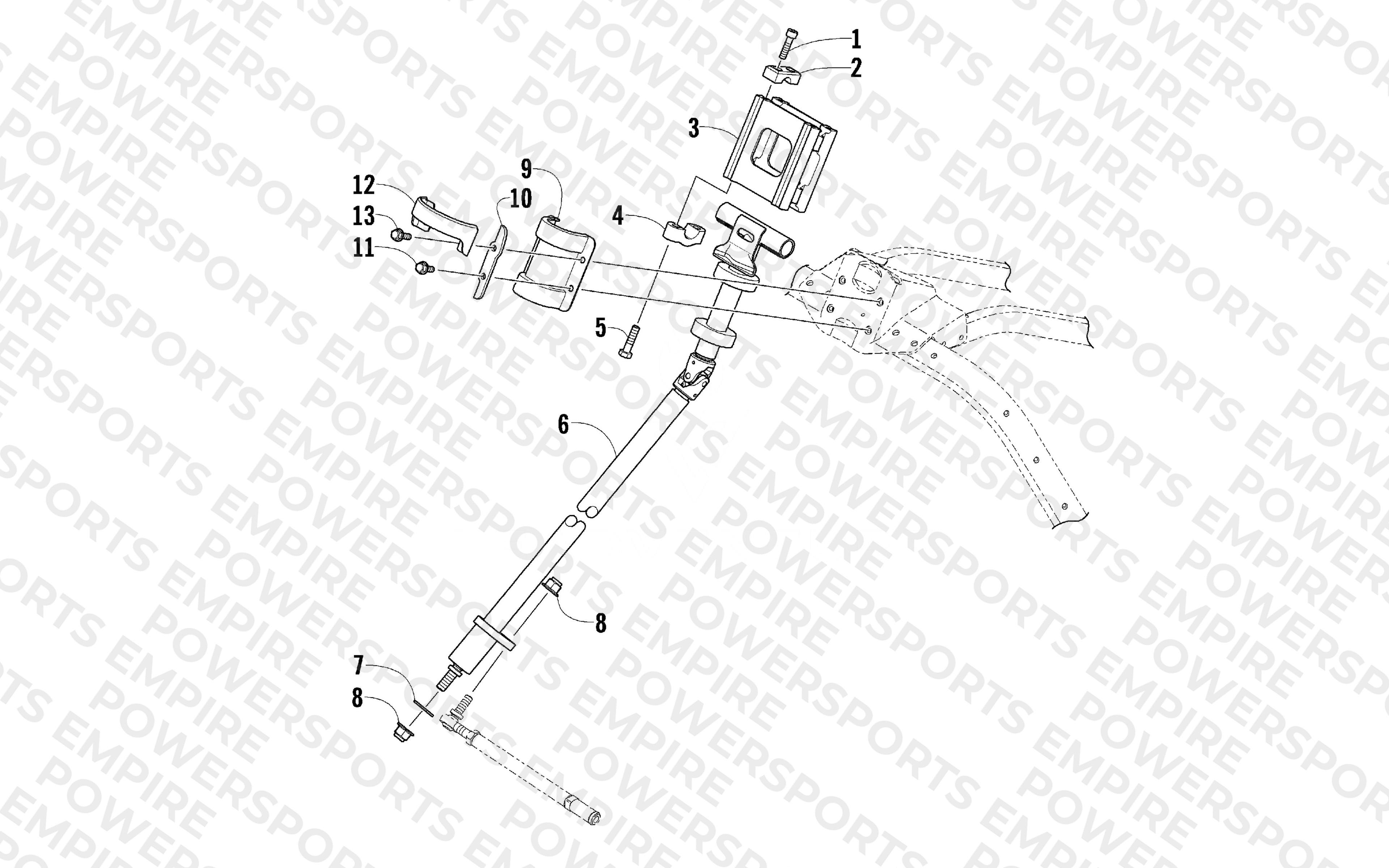 STEERING POST ASSEMBLY