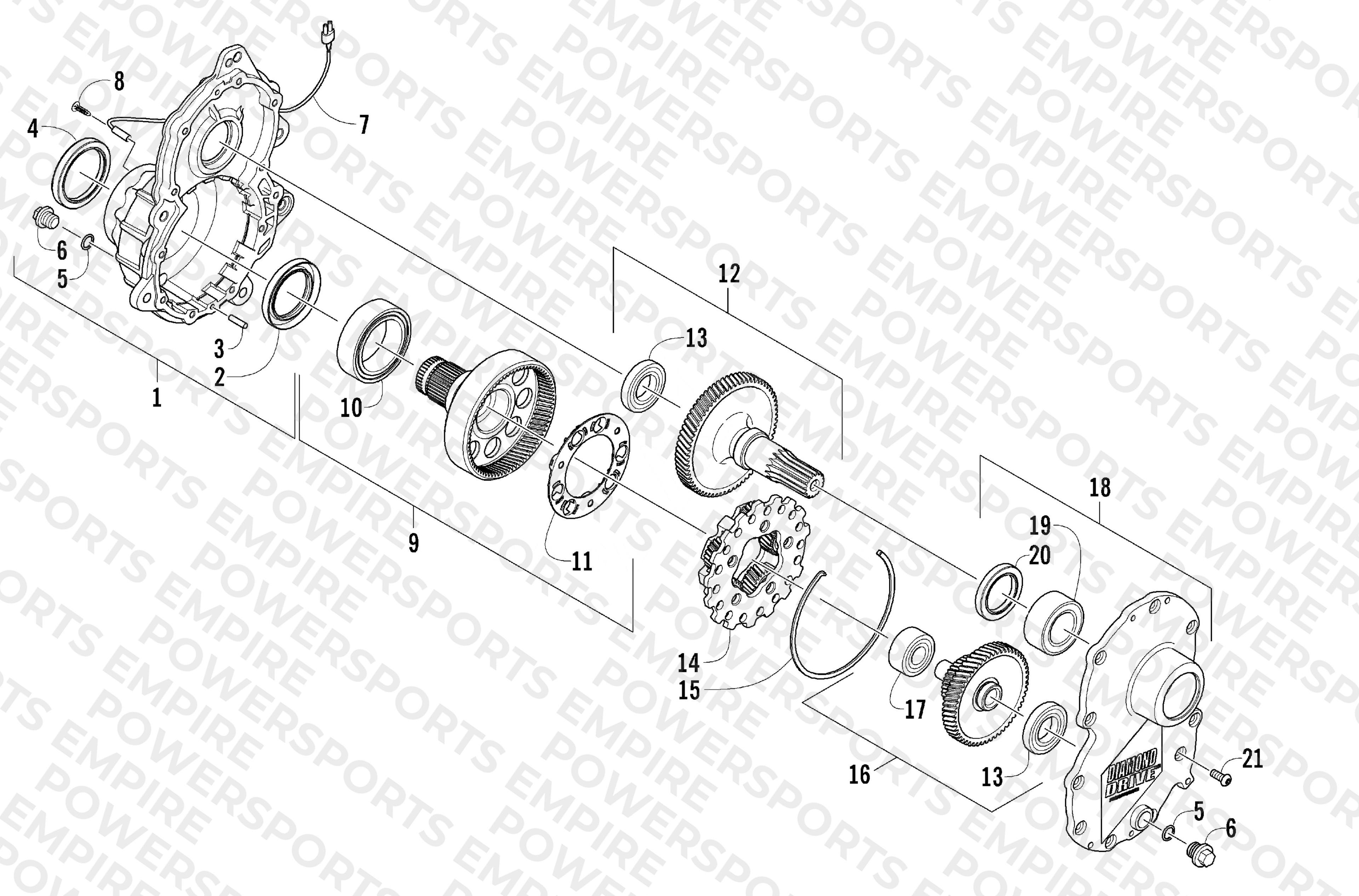 GEARCASE ASSEMBLY