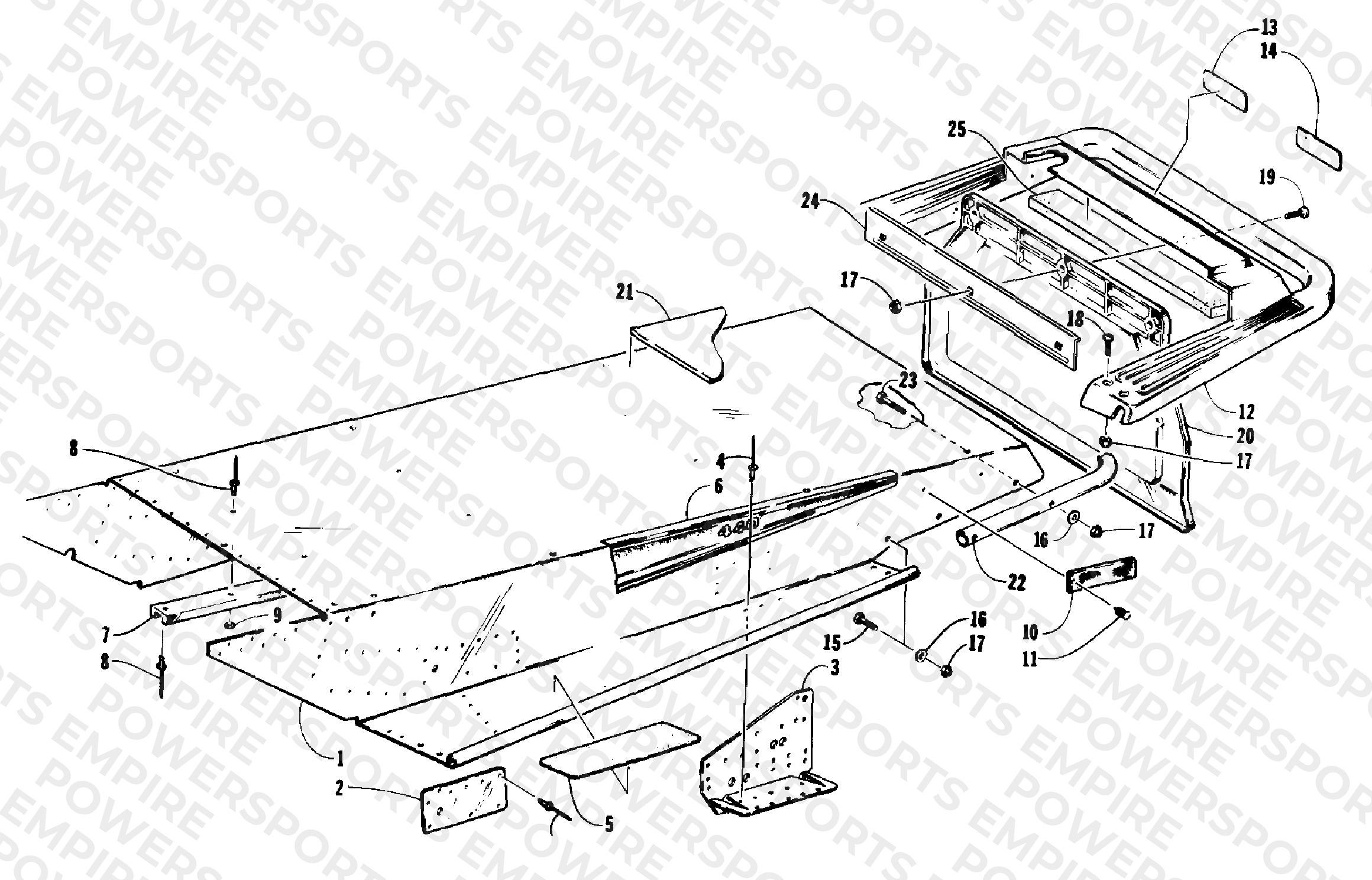 TUNNEL AND REAR BUMPER