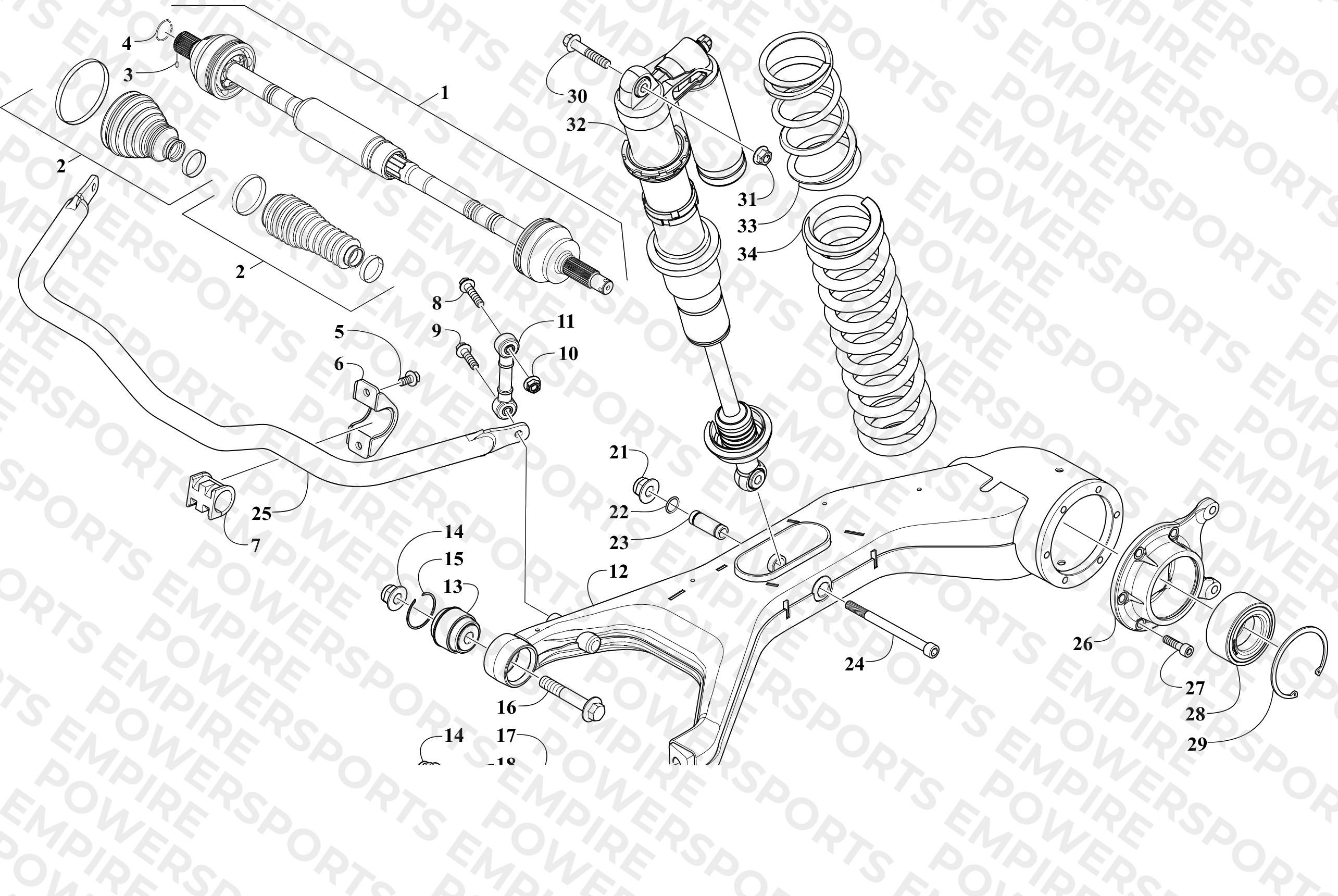 REAR SUSPENSION ASSEMBLY