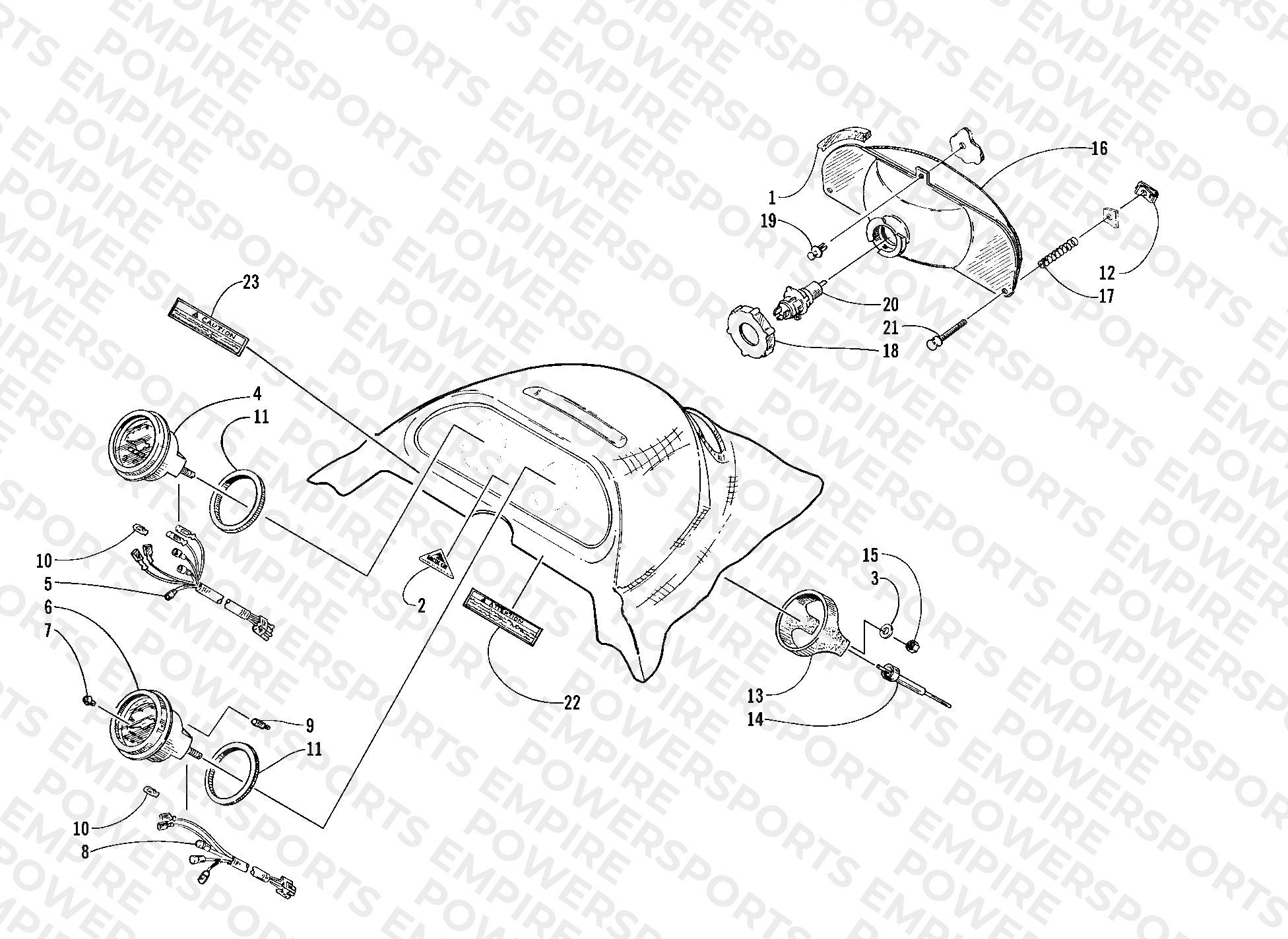 HEADLIGHT AND INSTRUMENTS