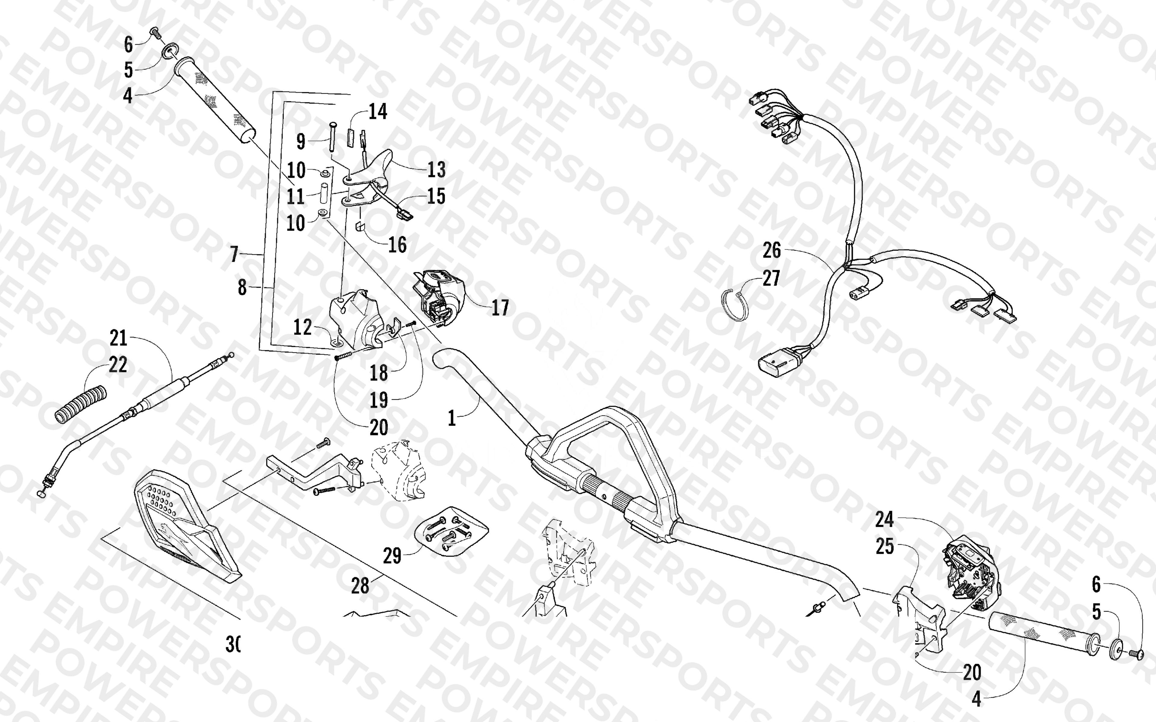 HANDLEBAR AND CONTROLS