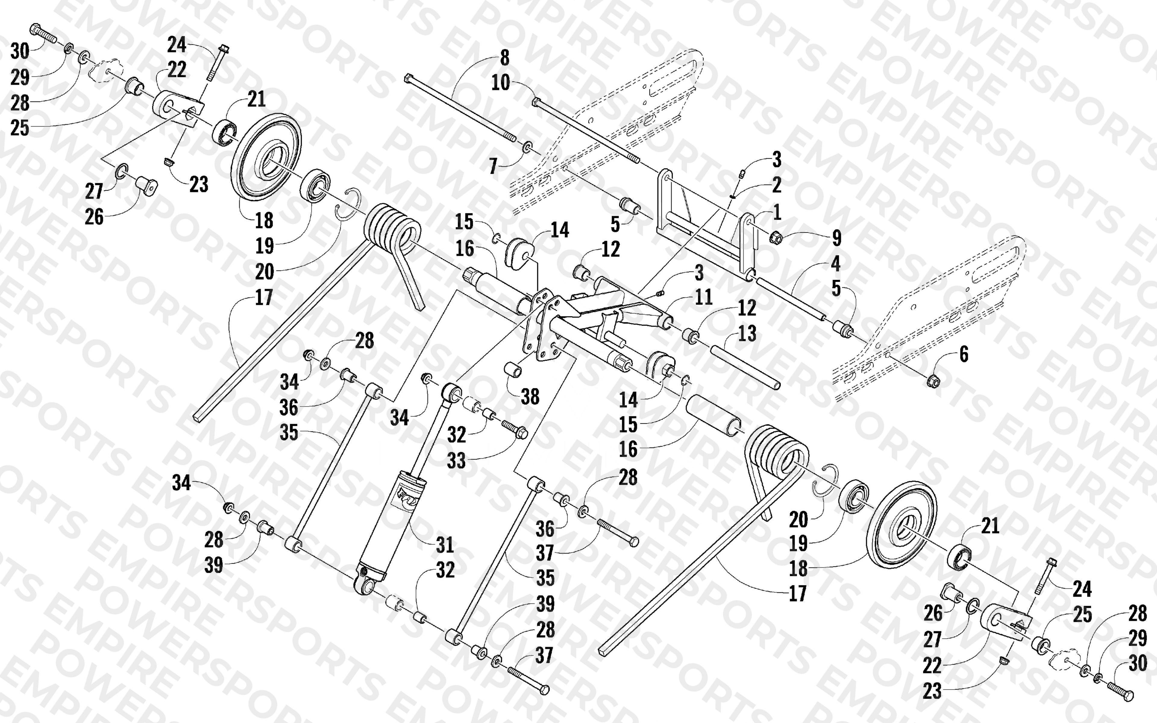 REAR SUSPENSION REAR ARM ASSEMBLY