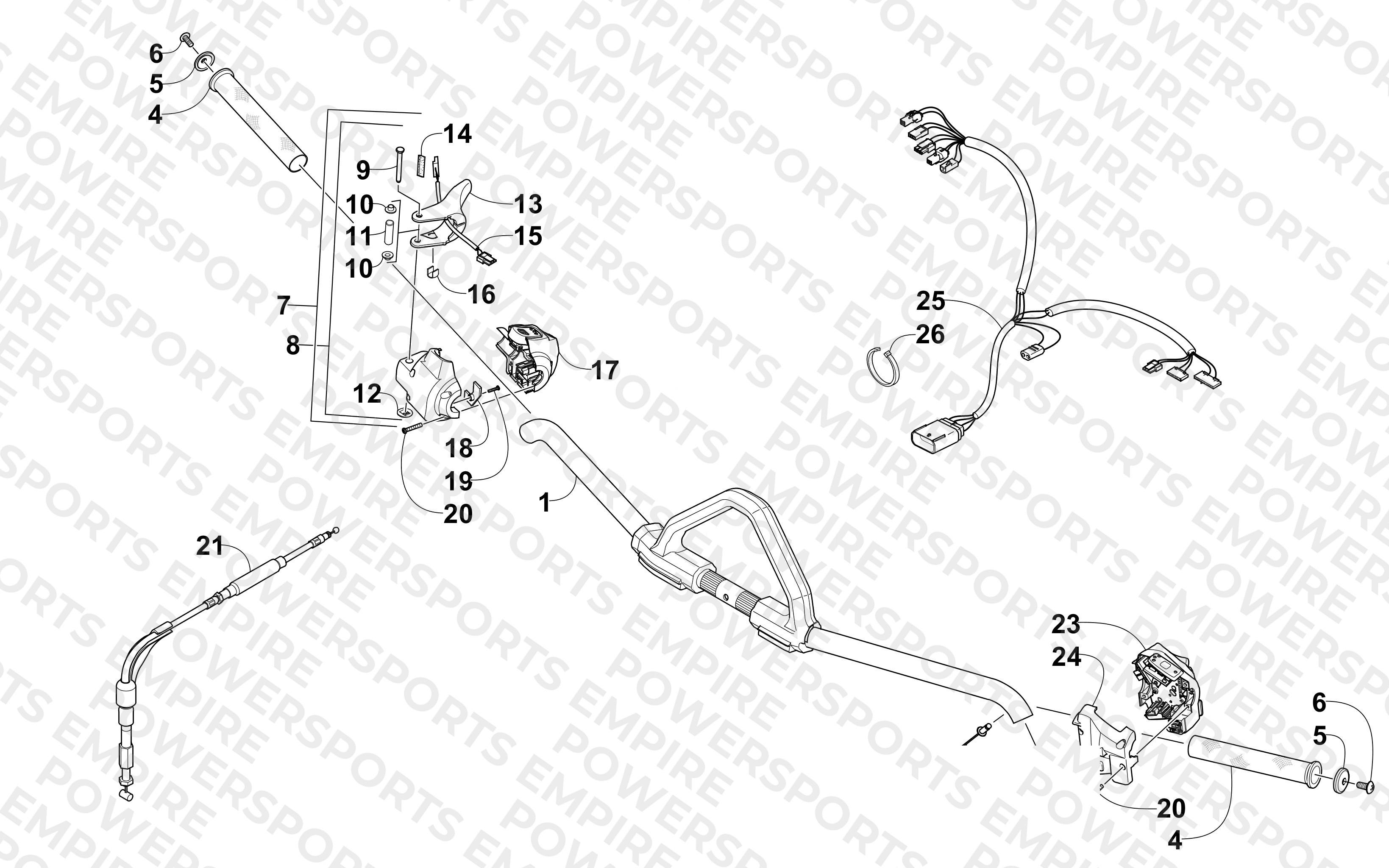 HANDLEBAR AND CONTROLS