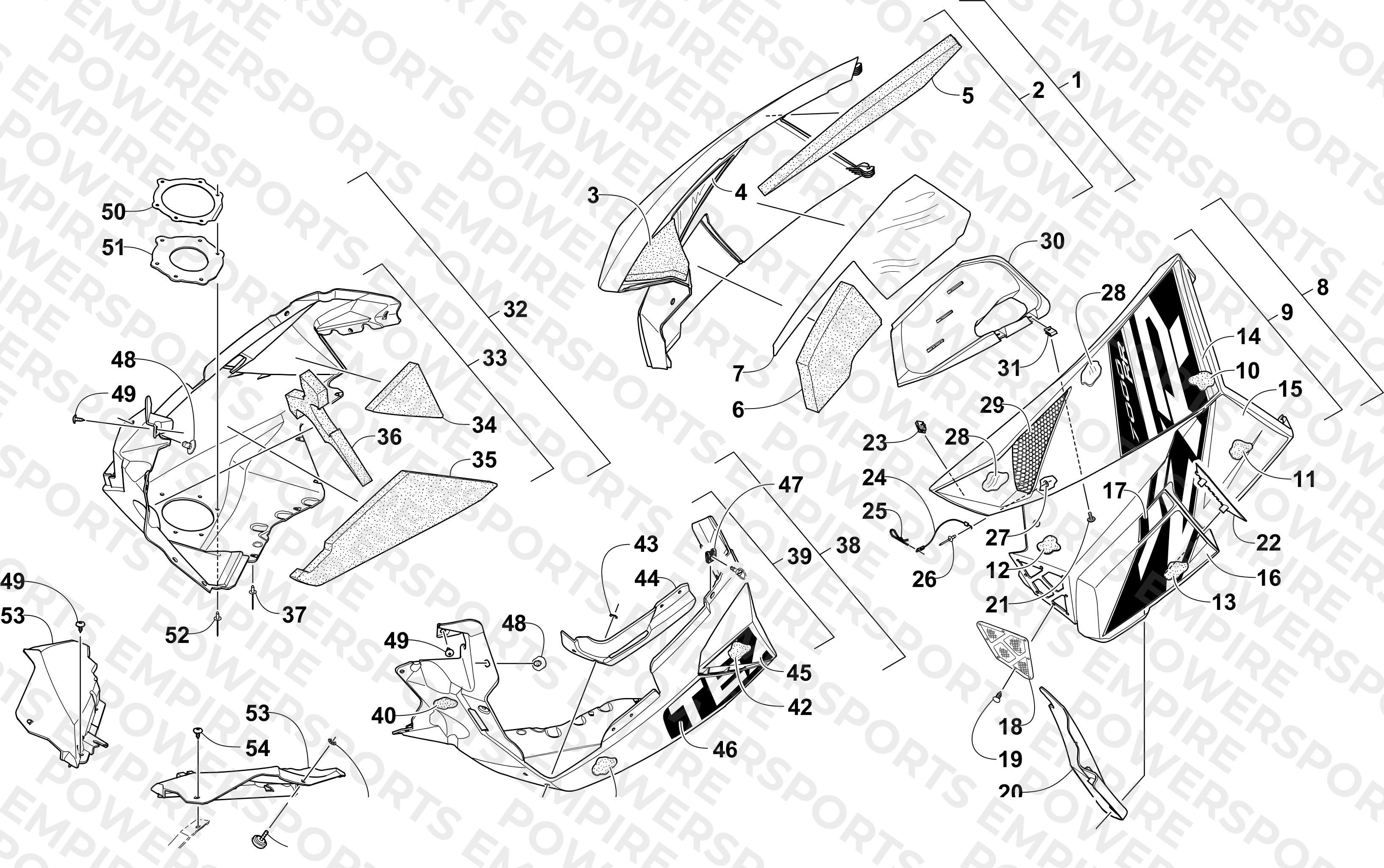 SKID PLATE AND SIDE PANEL ASSEMBLY