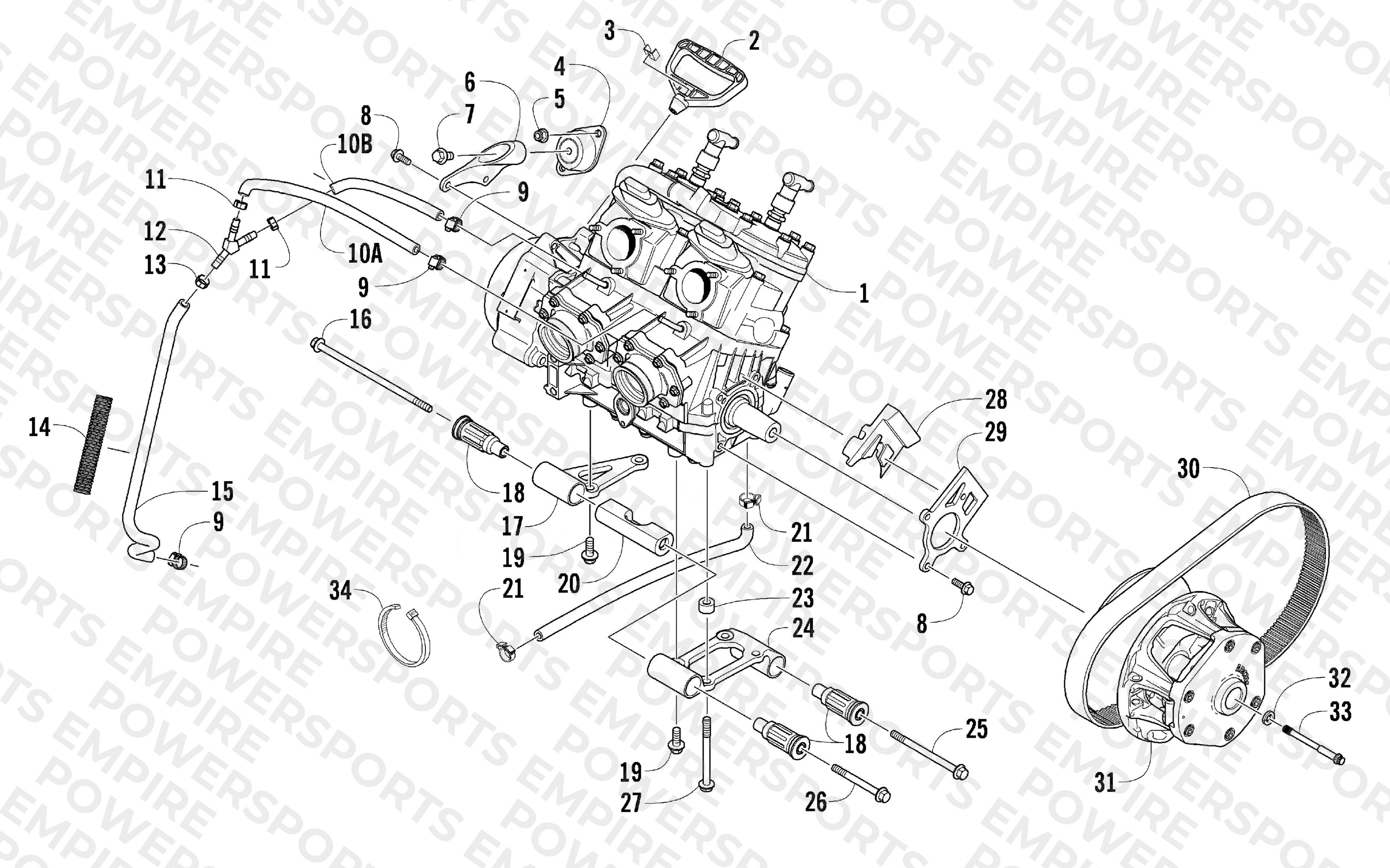 ENGINE AND RELATED PARTS