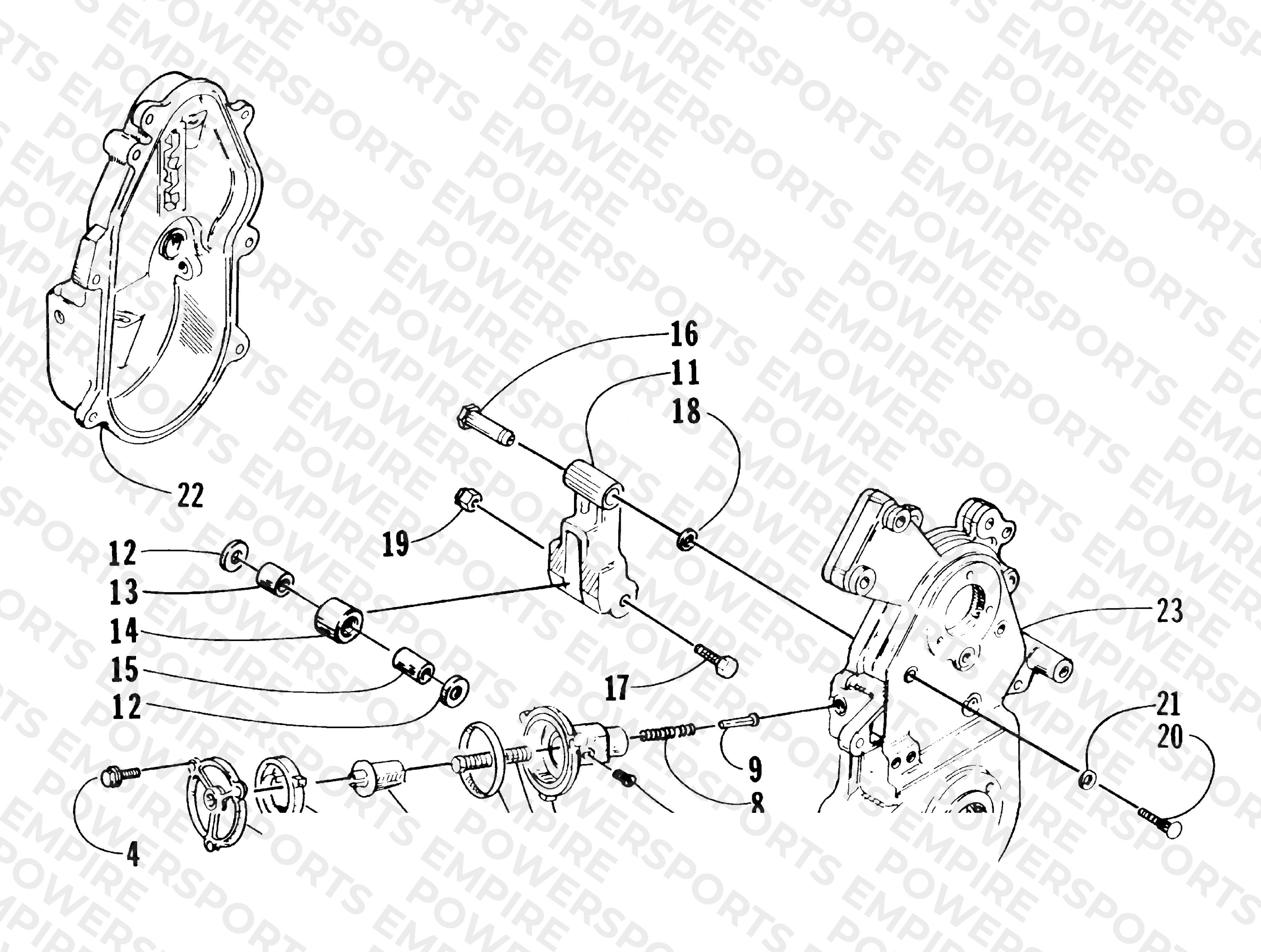 DROPCASE CHAIN TENSION ASSEMBLY