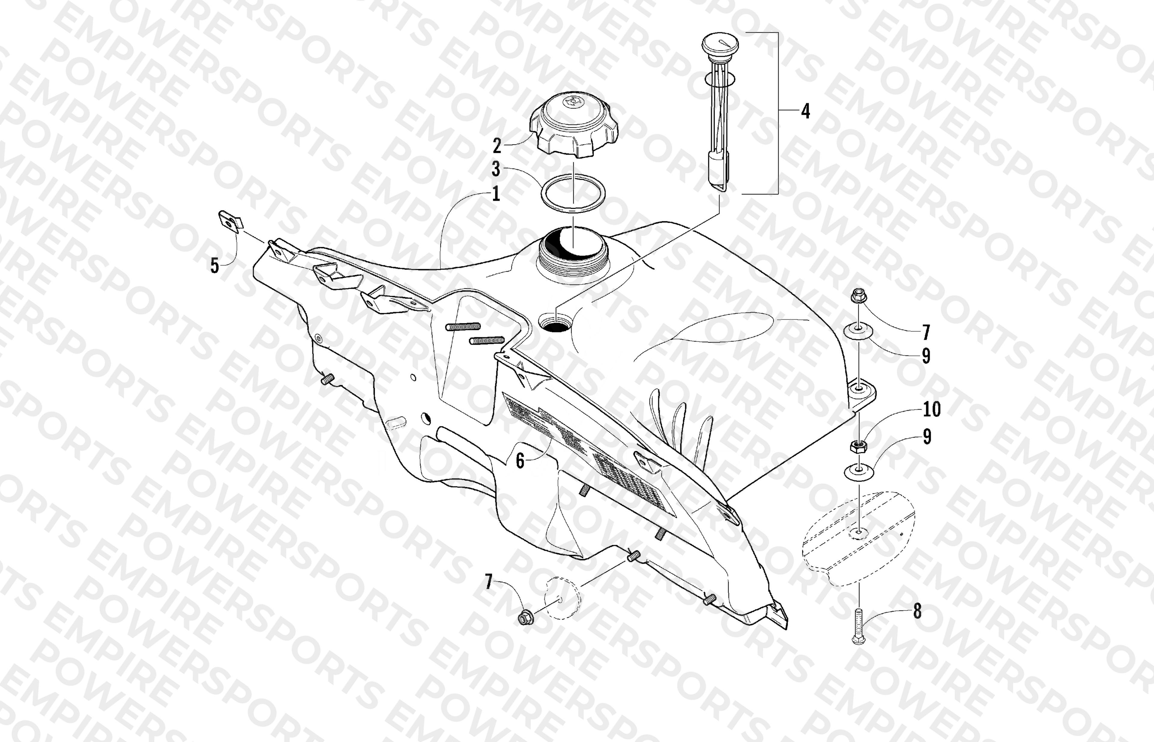 GAS TANK ASSEMBLY