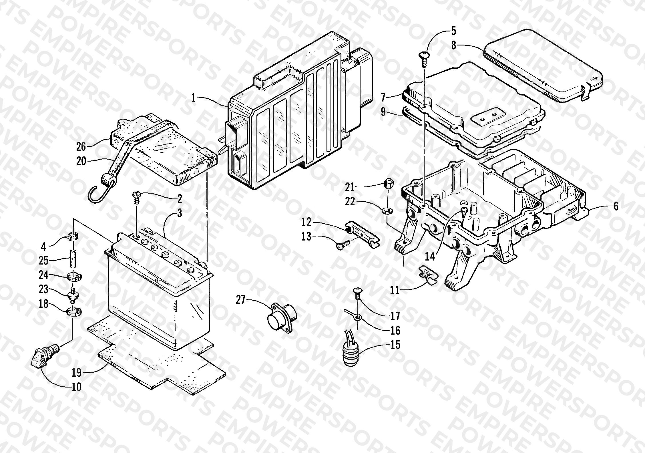 ELECTRICAL MODULE AND BATTERY
