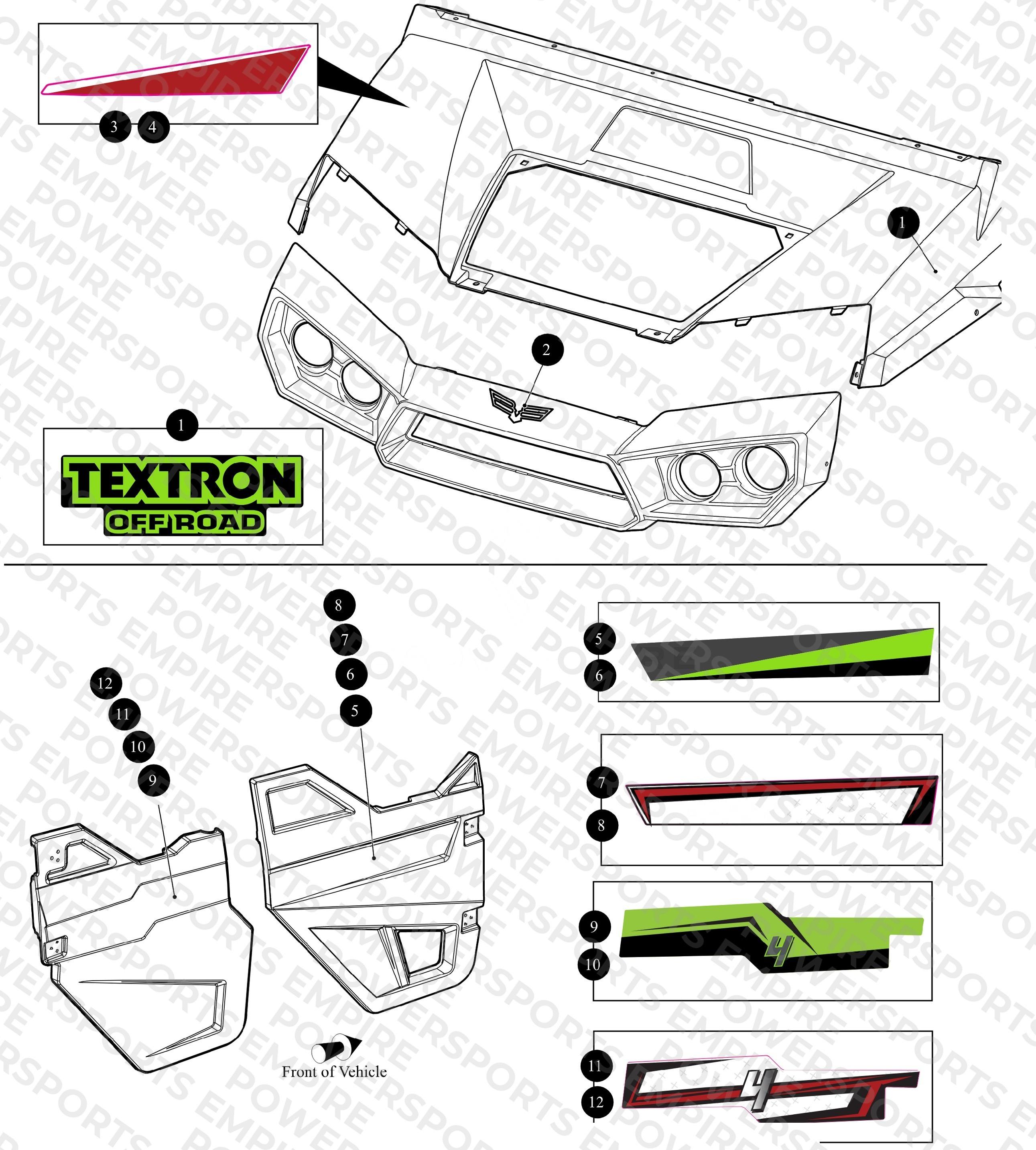 HOODDOOR DECALS