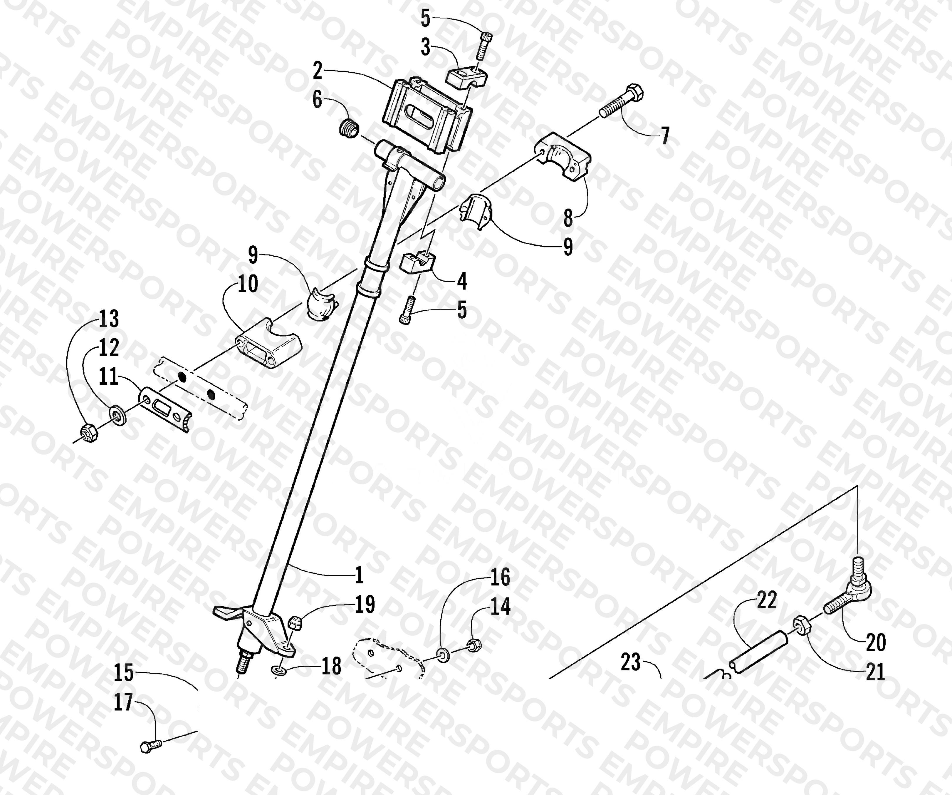 STEERING POST ASSEMBLY