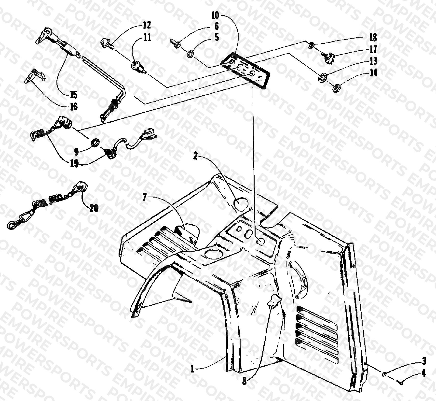 CONSOLE AND SWITCH ASSEMBLIES