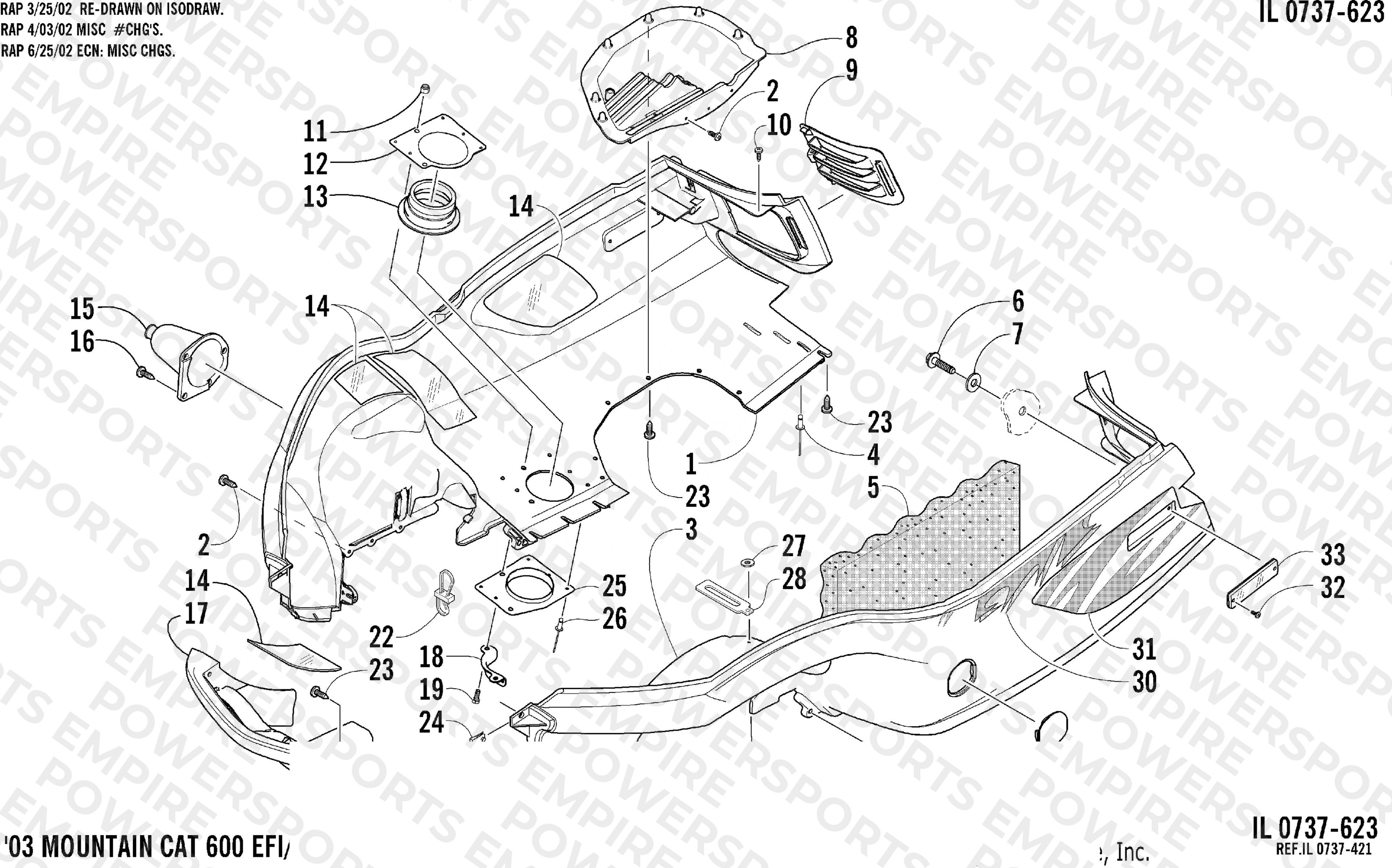 BELLY PAN AND FRONT BUMPER ASSEMBLY