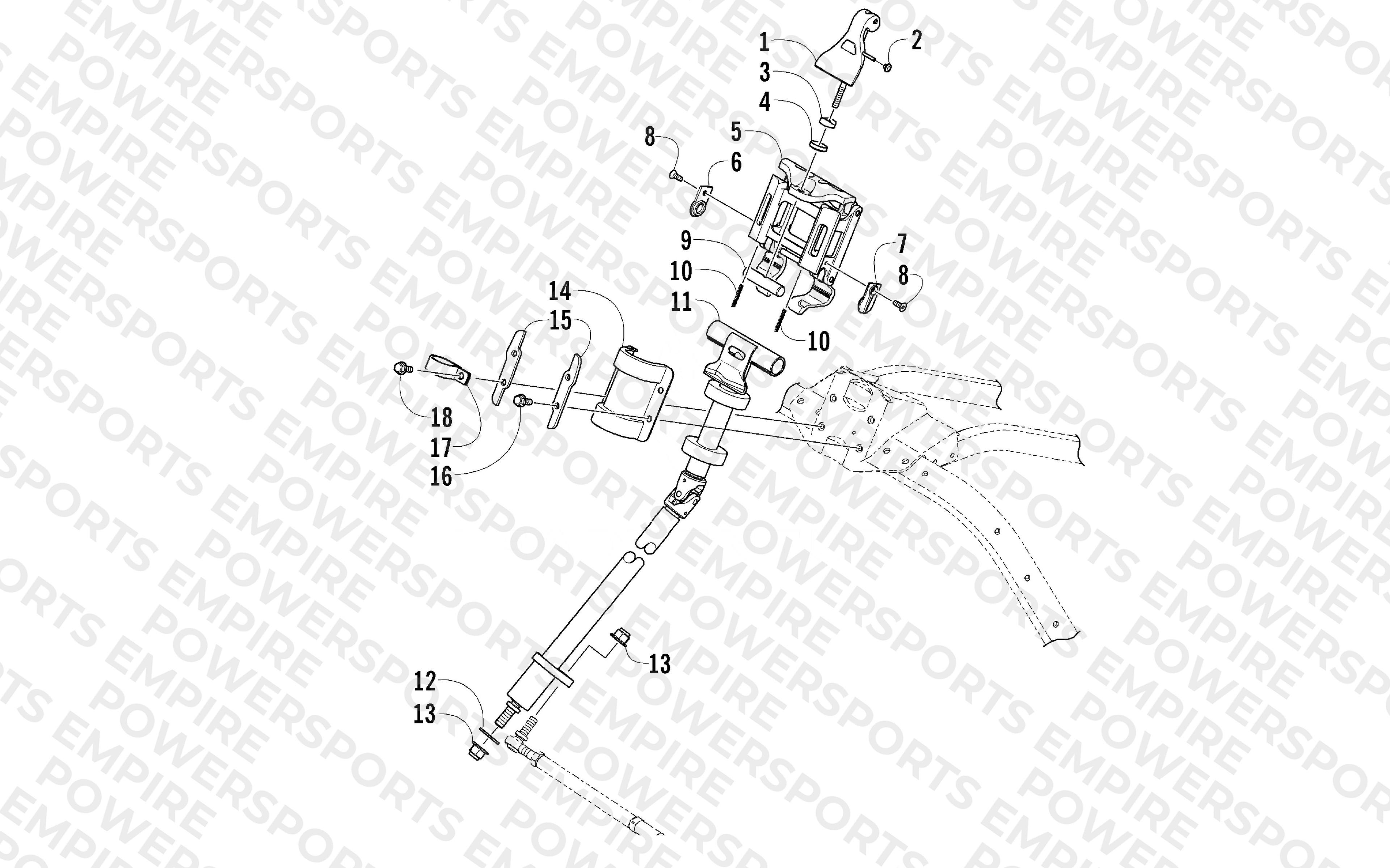 STEERING POST ASSEMBLY