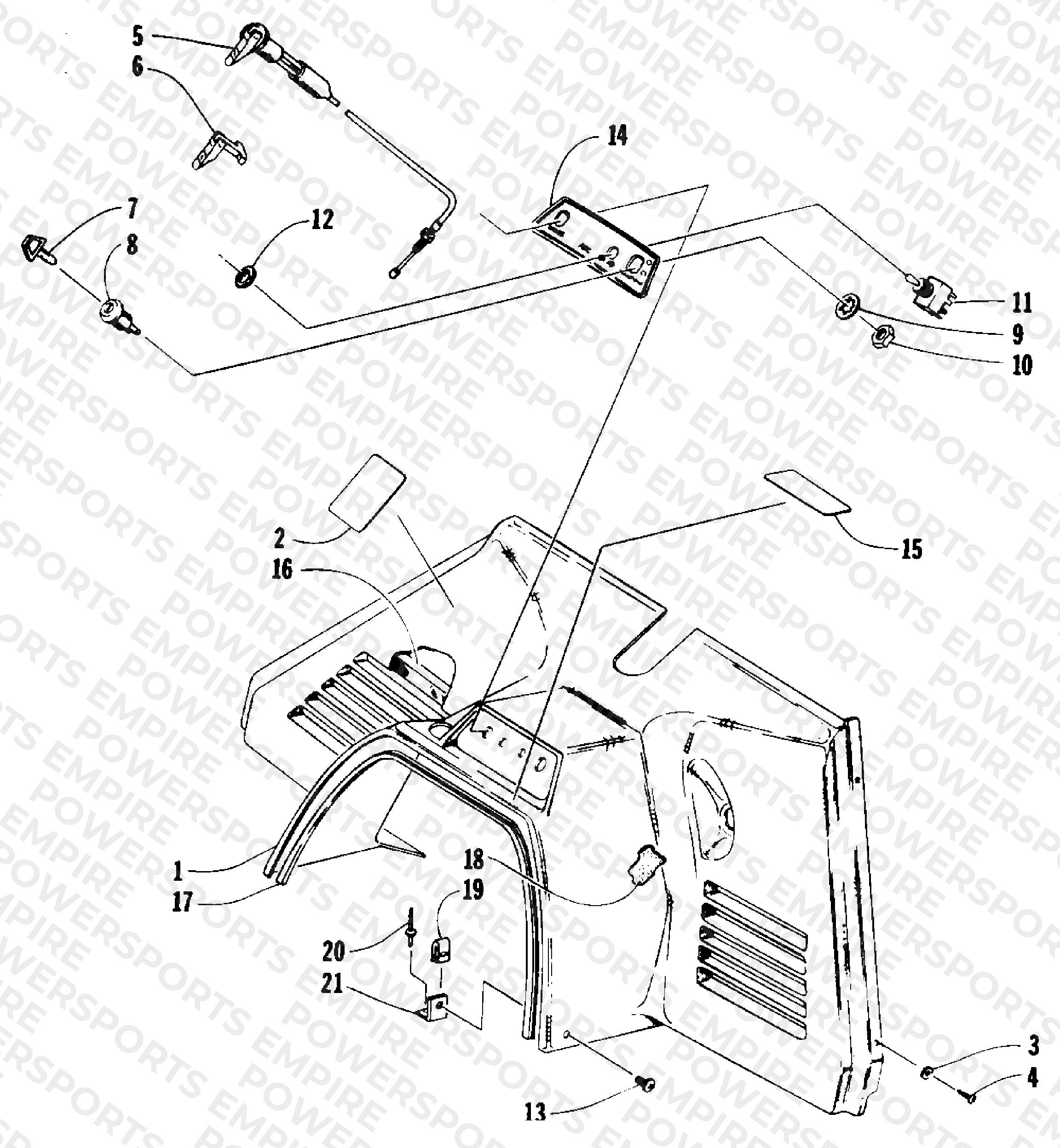 CONSOLE AND SWITCH ASSEMBLIES