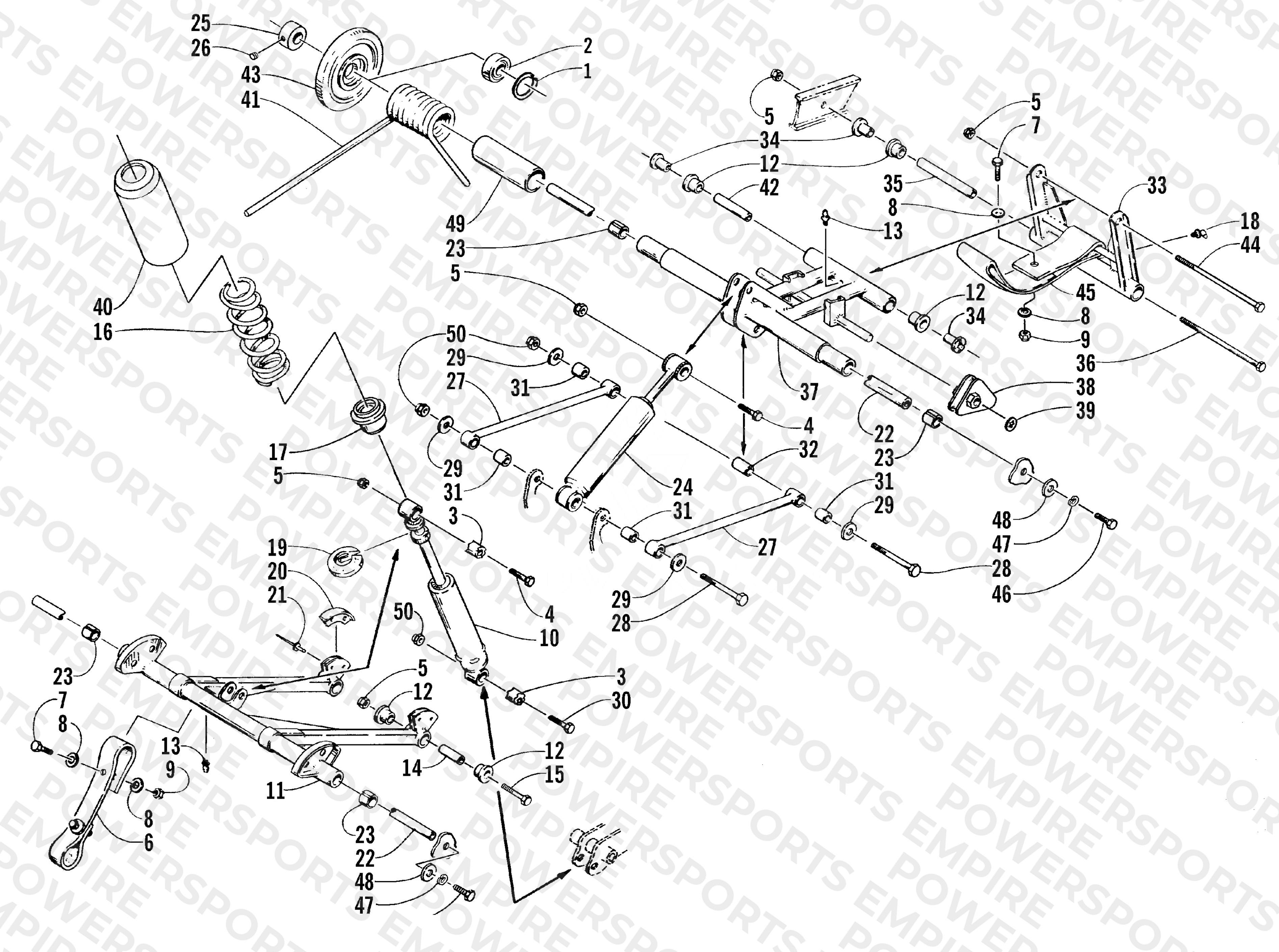 REAR SUSPENSION ARM ASSEMBLIES