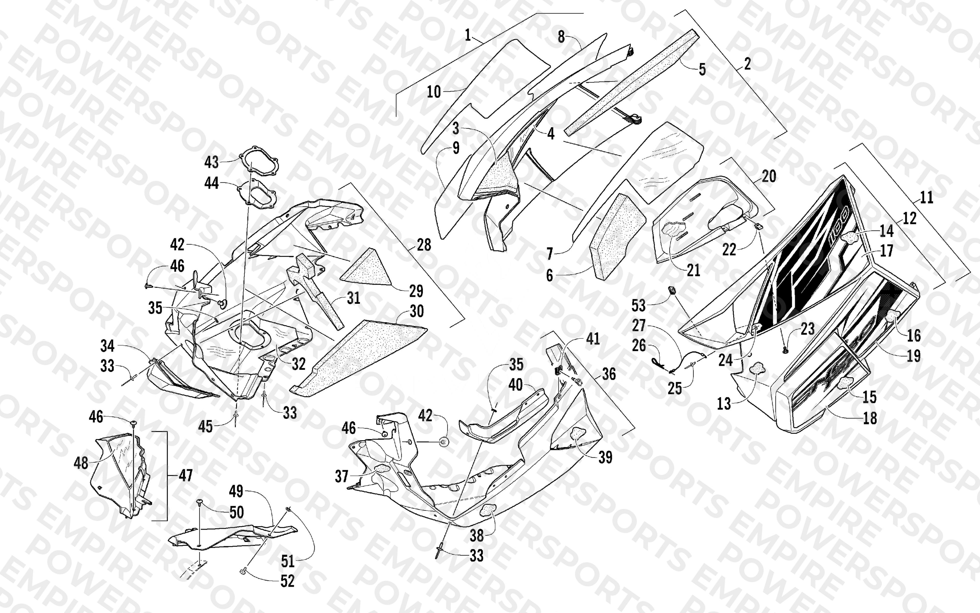 SKID PLATE AND SIDE PANEL ASSEMBLY