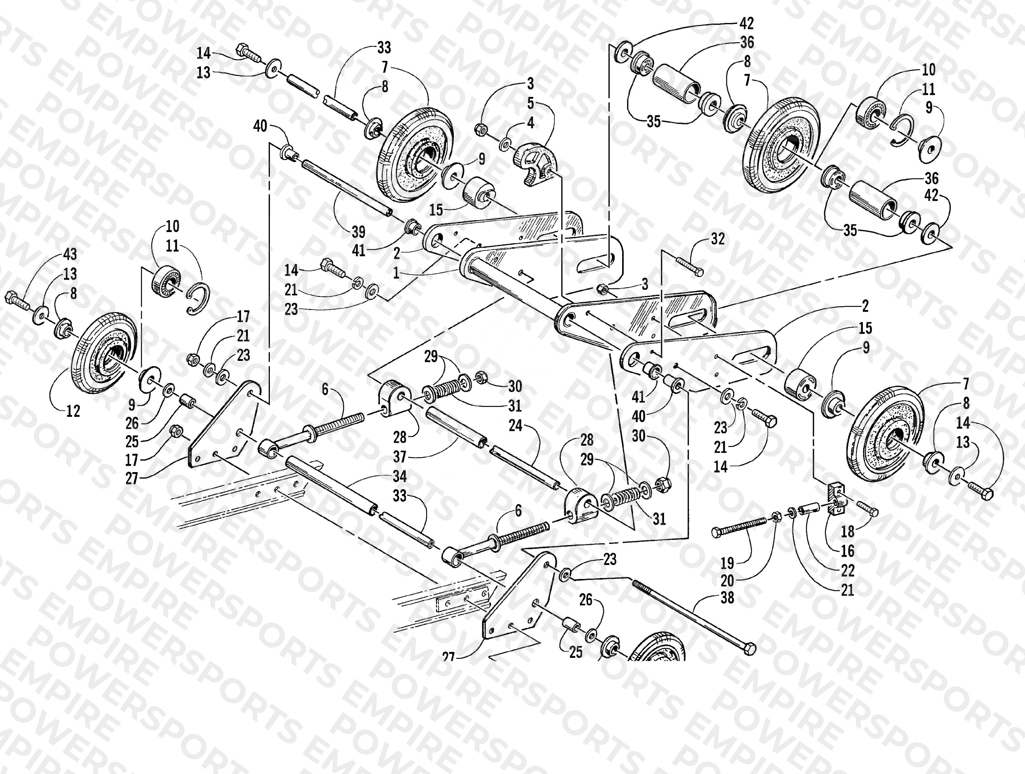 ARTICULATING SKID FRAME ASSEMBLY