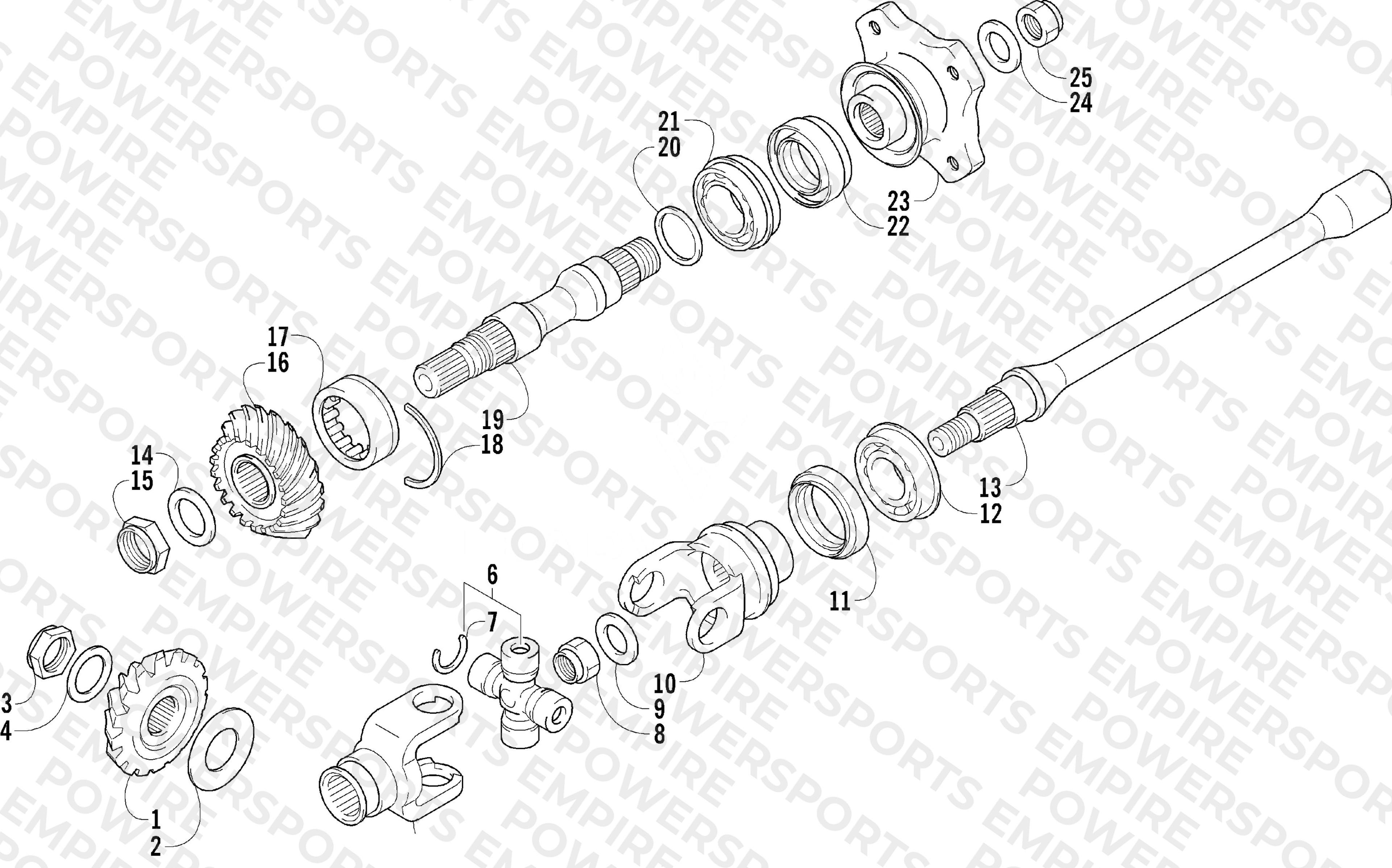 SECONDARY DRIVE ASSEMBLY