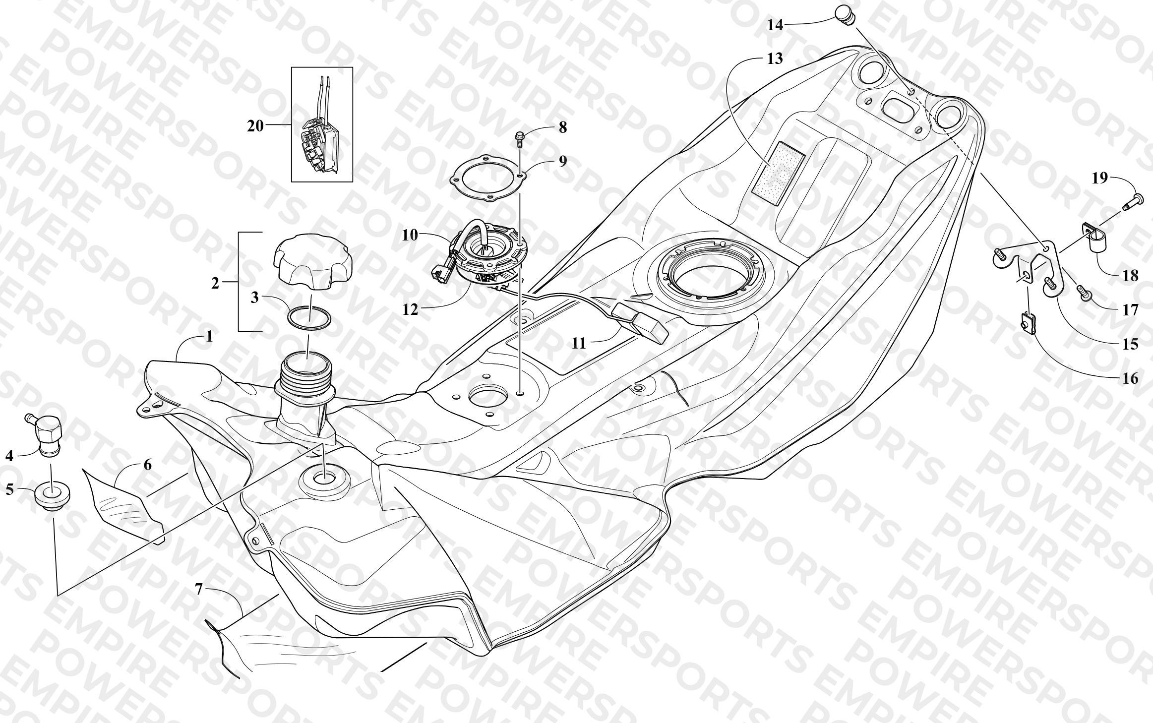 GAS TANK ASSEMBLY