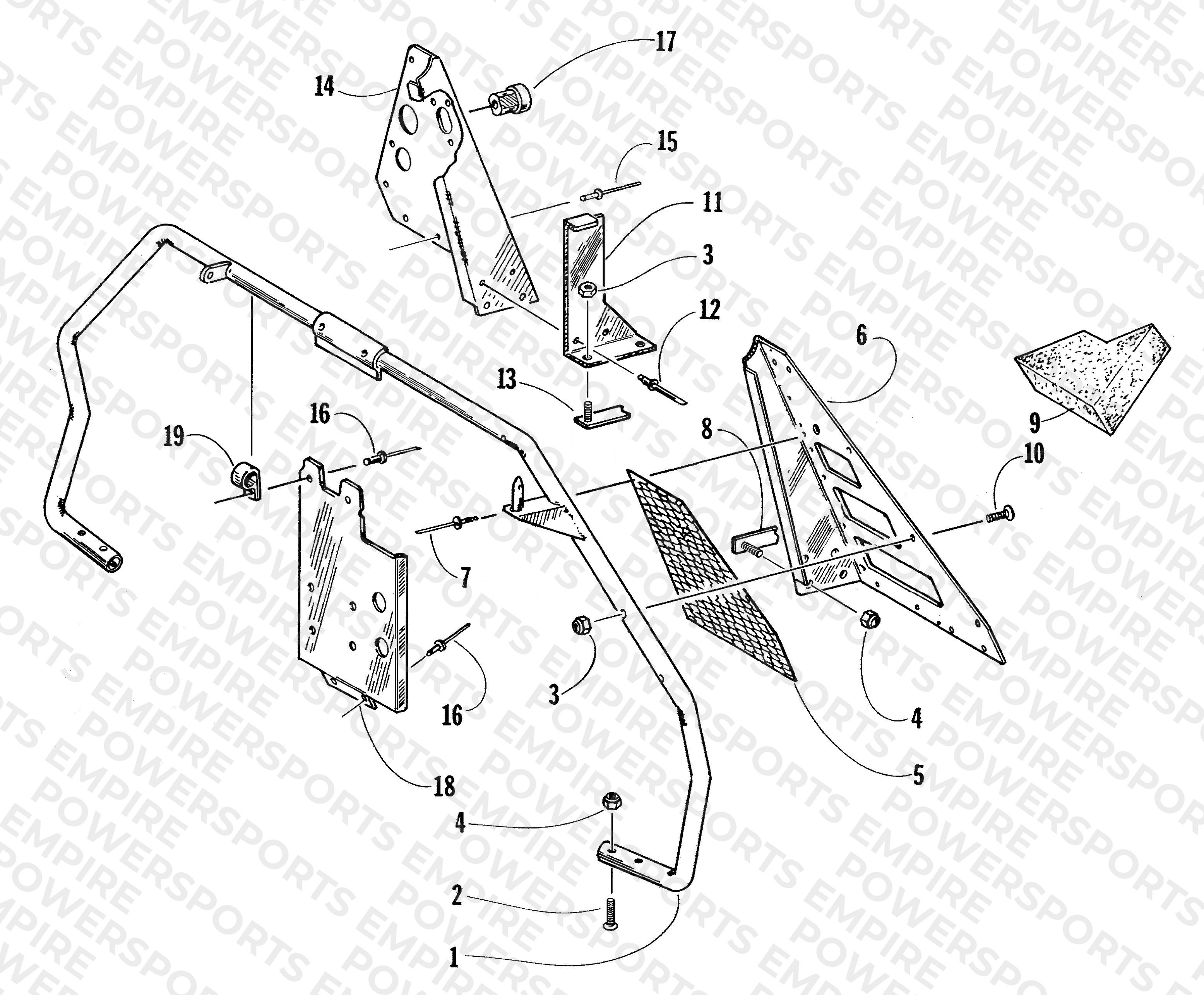 STEERING SUPPORT ASSEMBLY