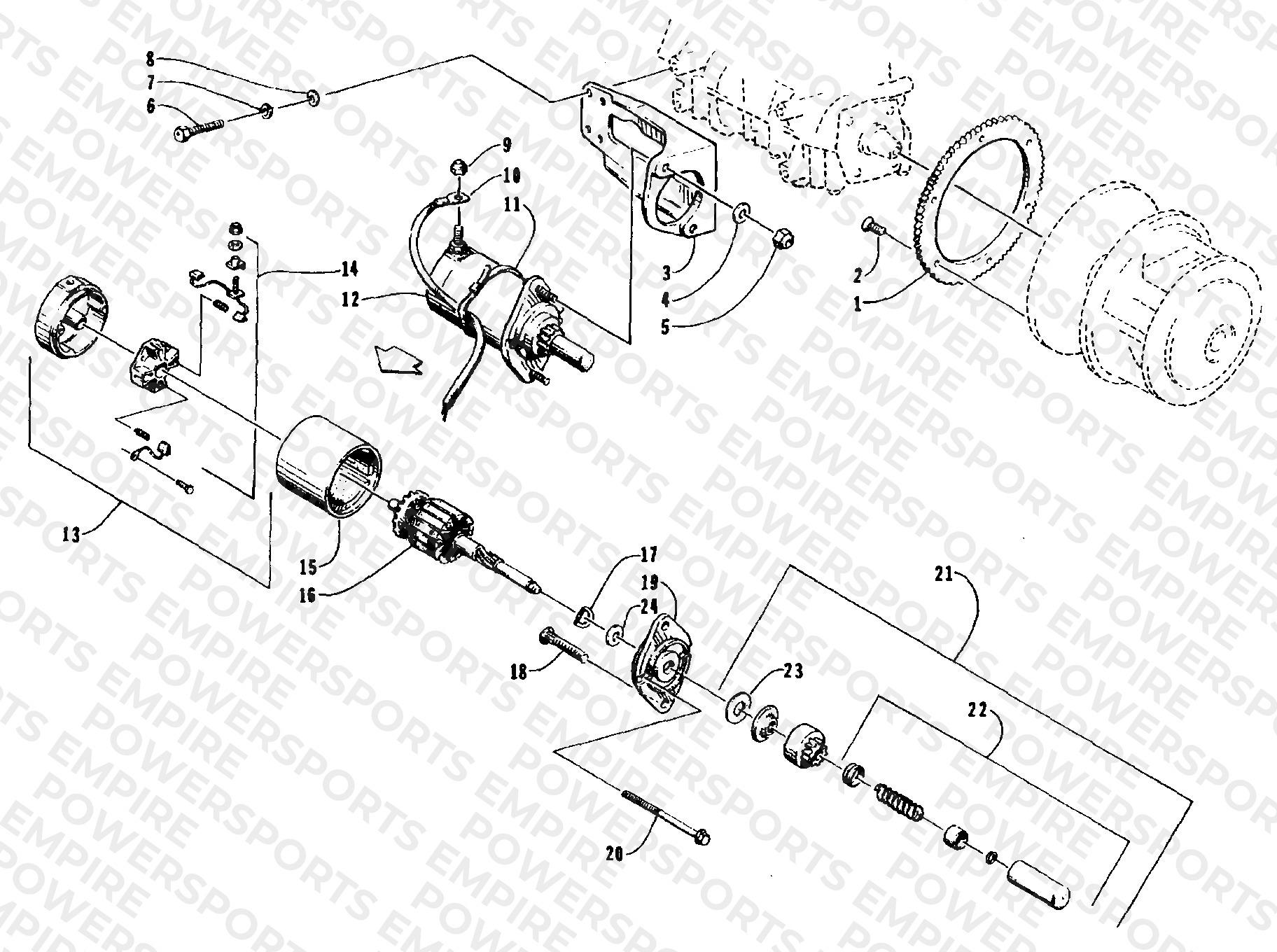 ELECTRIC START ASSEMBLY