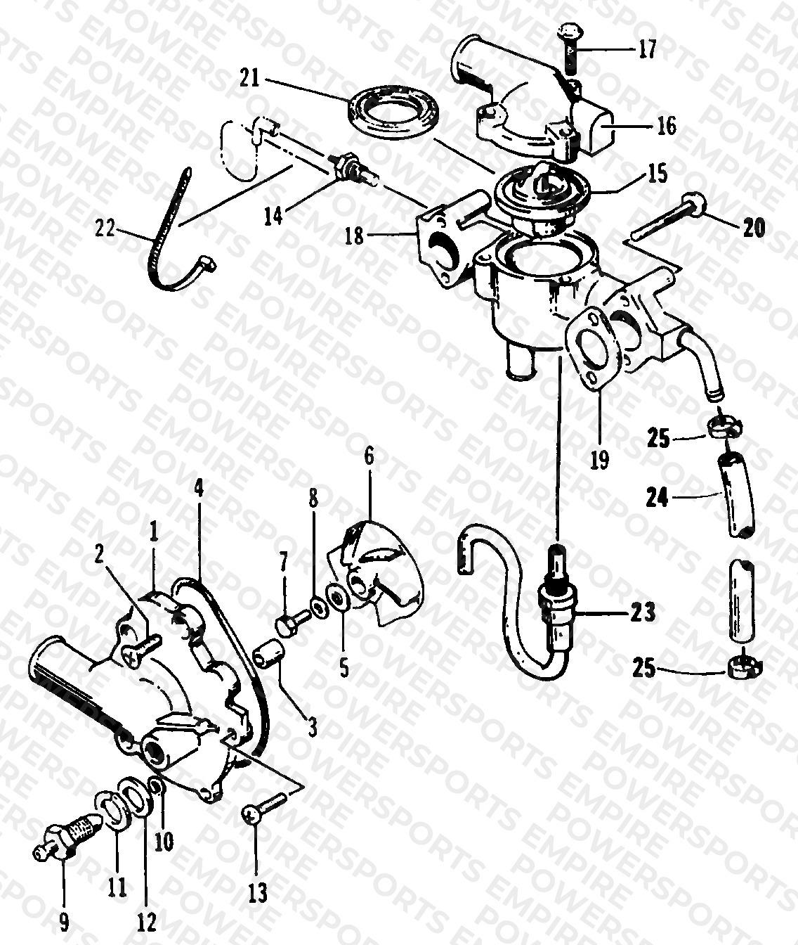 WATER PUMP/WATER MANIFOLD