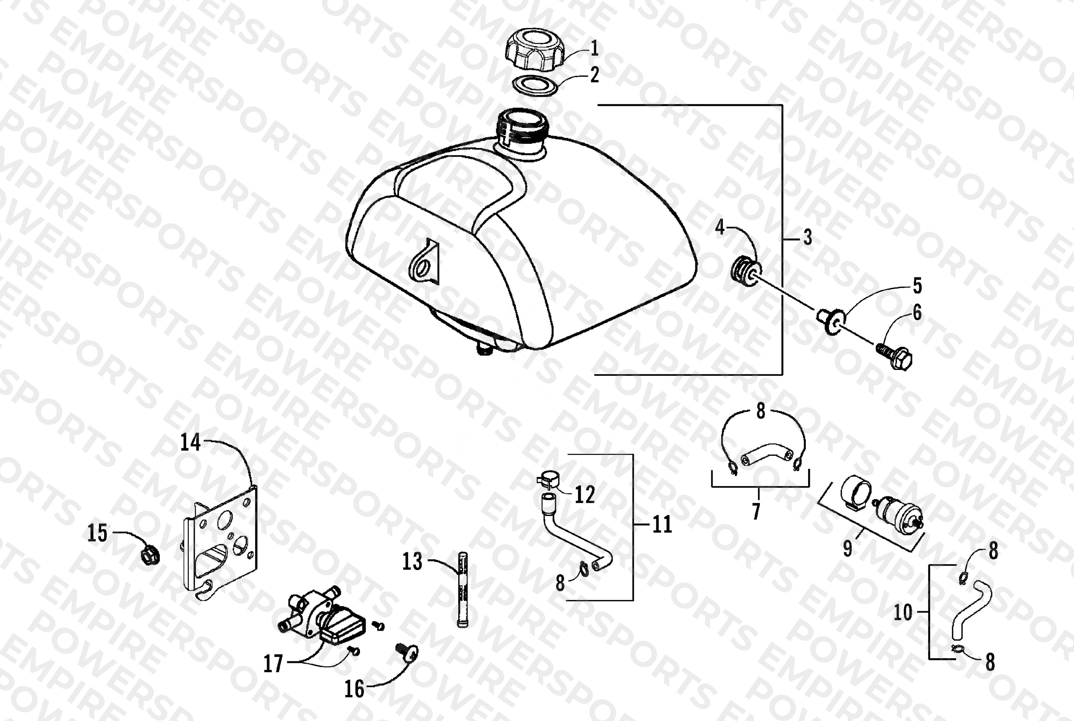 GAS TANK ASSEMBLY