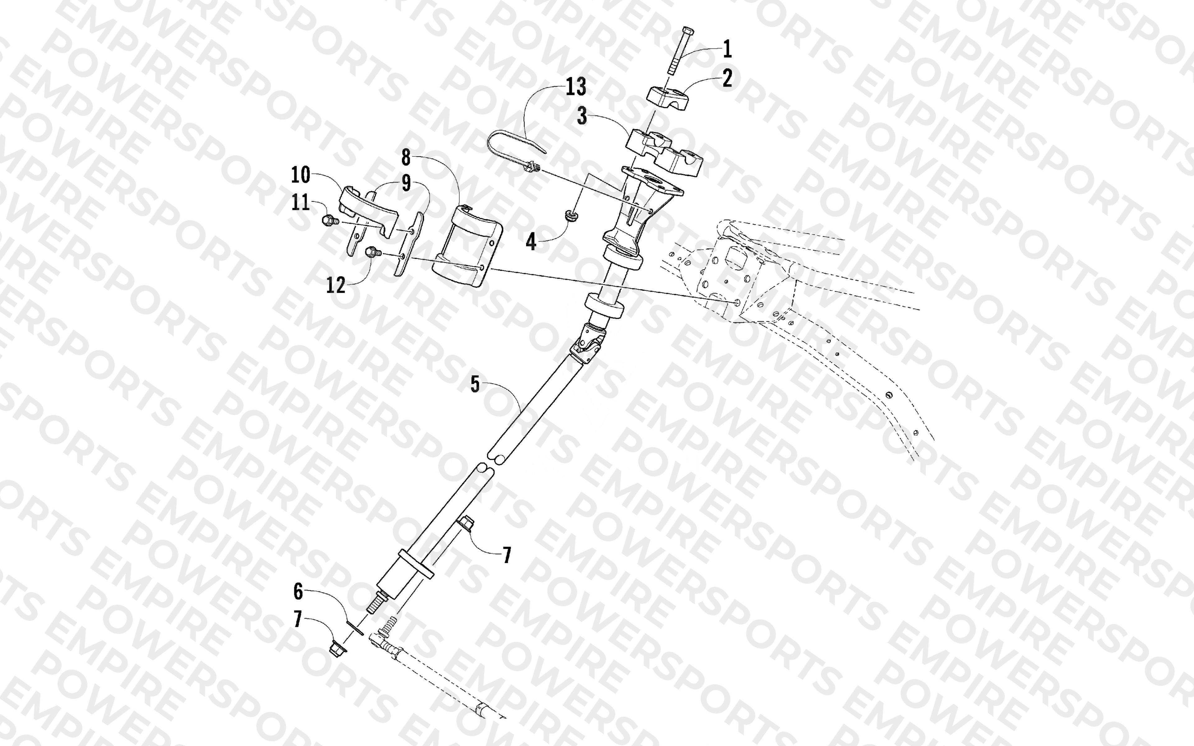 STEERING POST ASSEMBLY