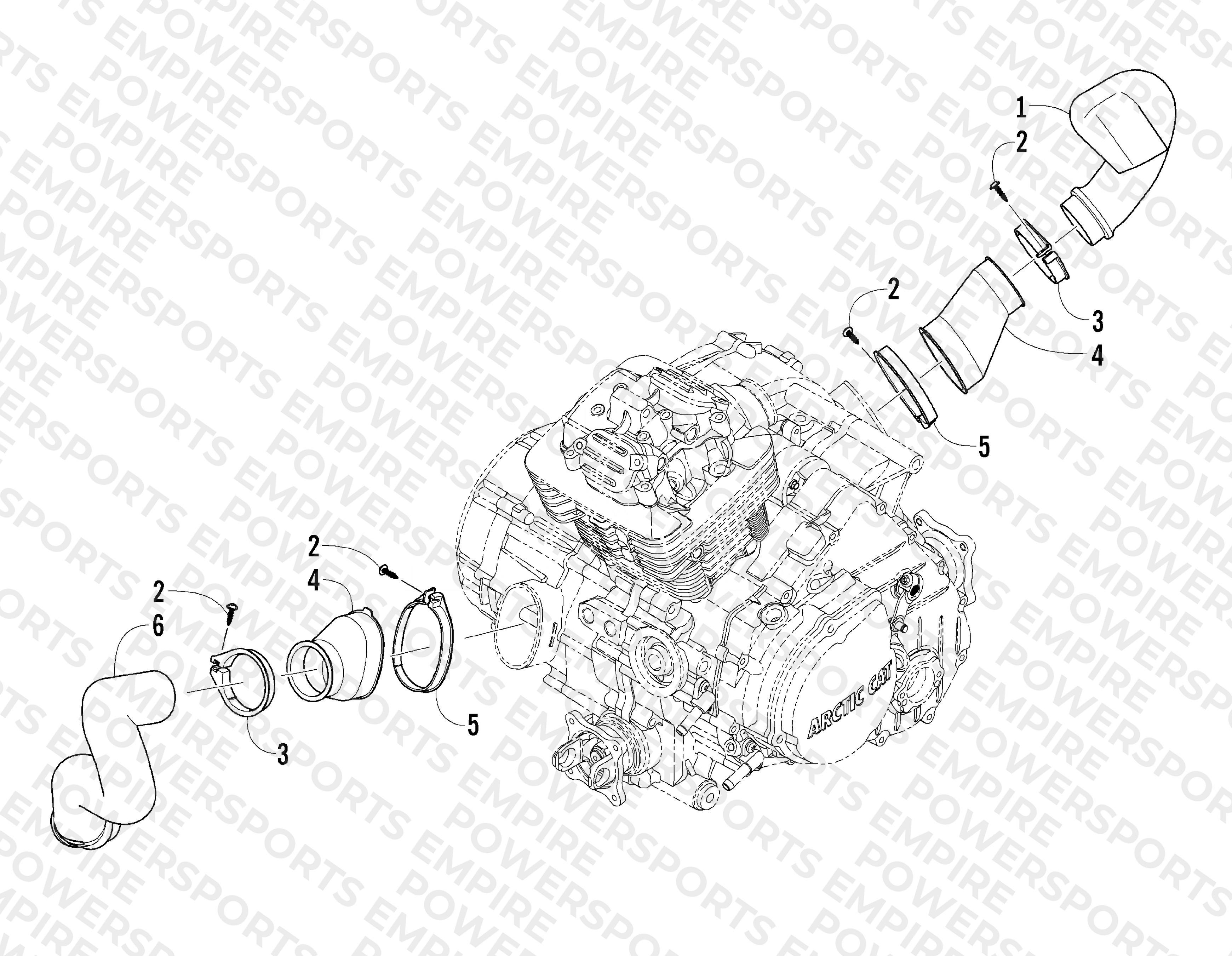 CASE/BELT COOLING ASSEMBLY
