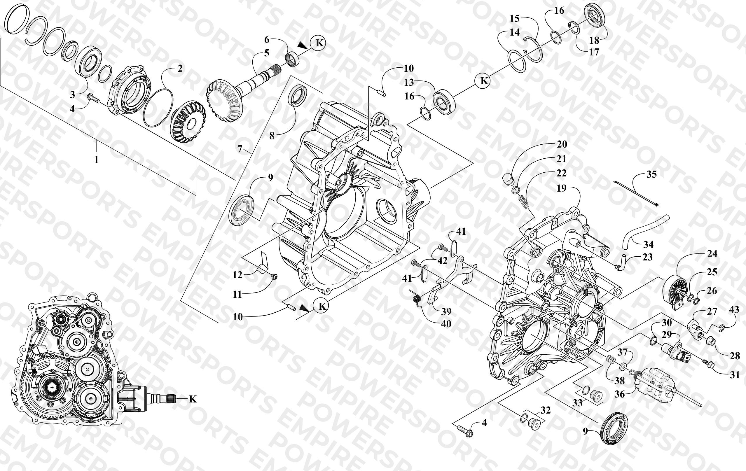 TRANSAXLE CASE/COVER