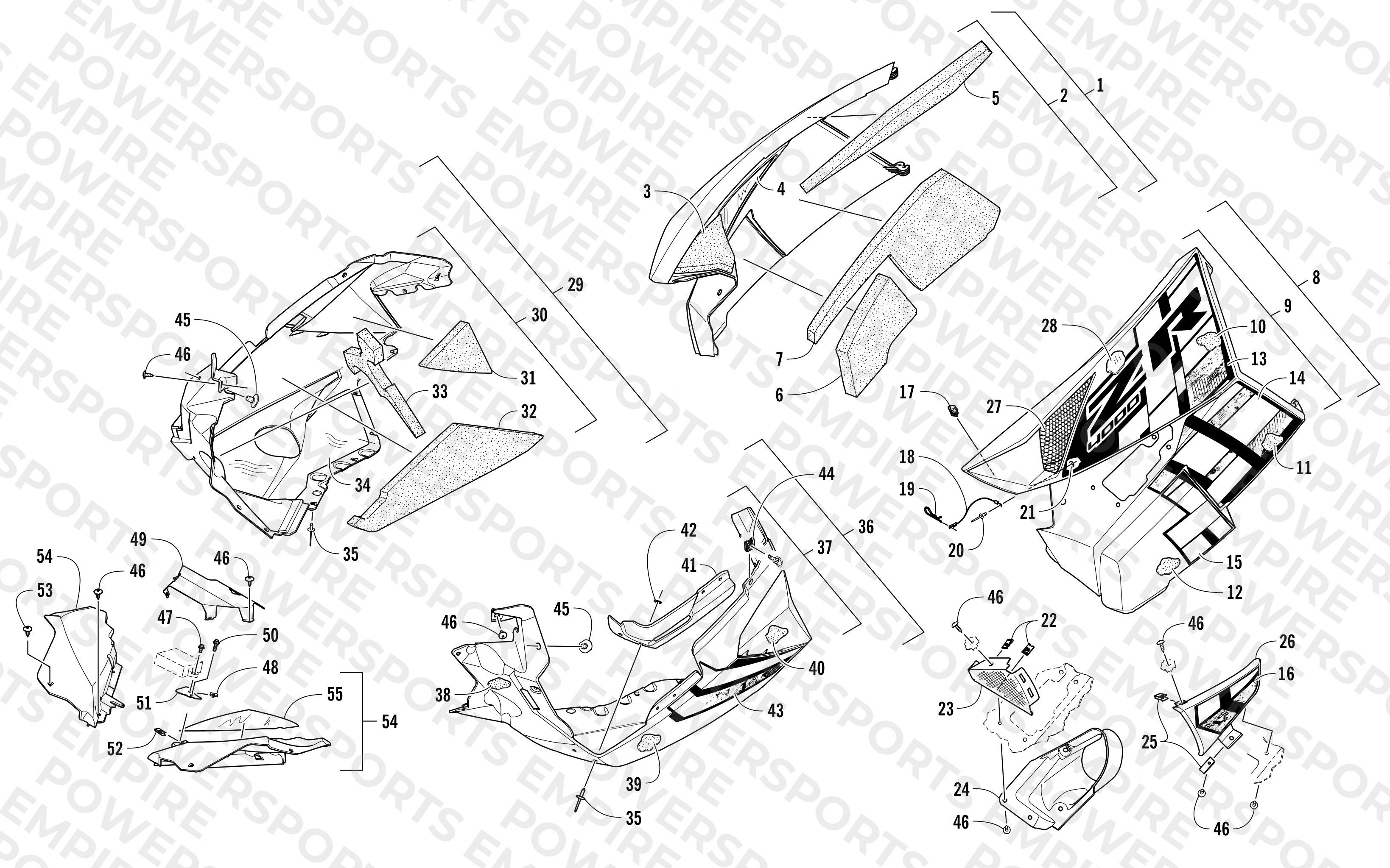 SKID PLATE AND SIDE PANEL ASSEMBLY