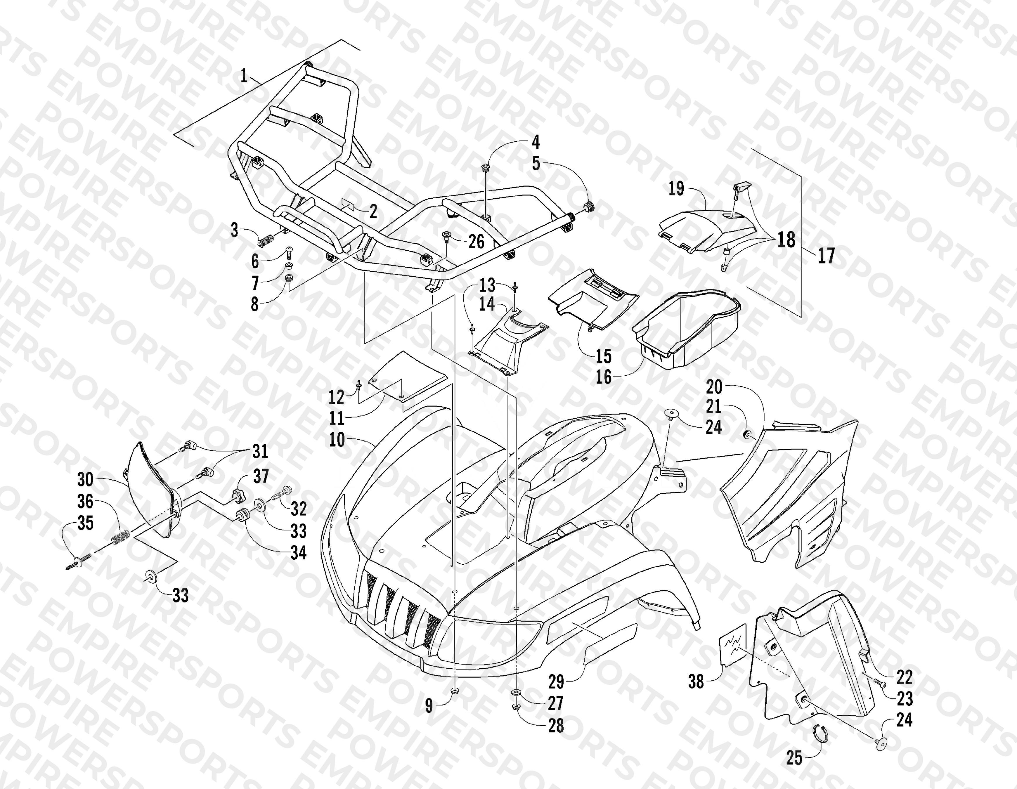 FRONT BODY PANEL ASSEMBLY