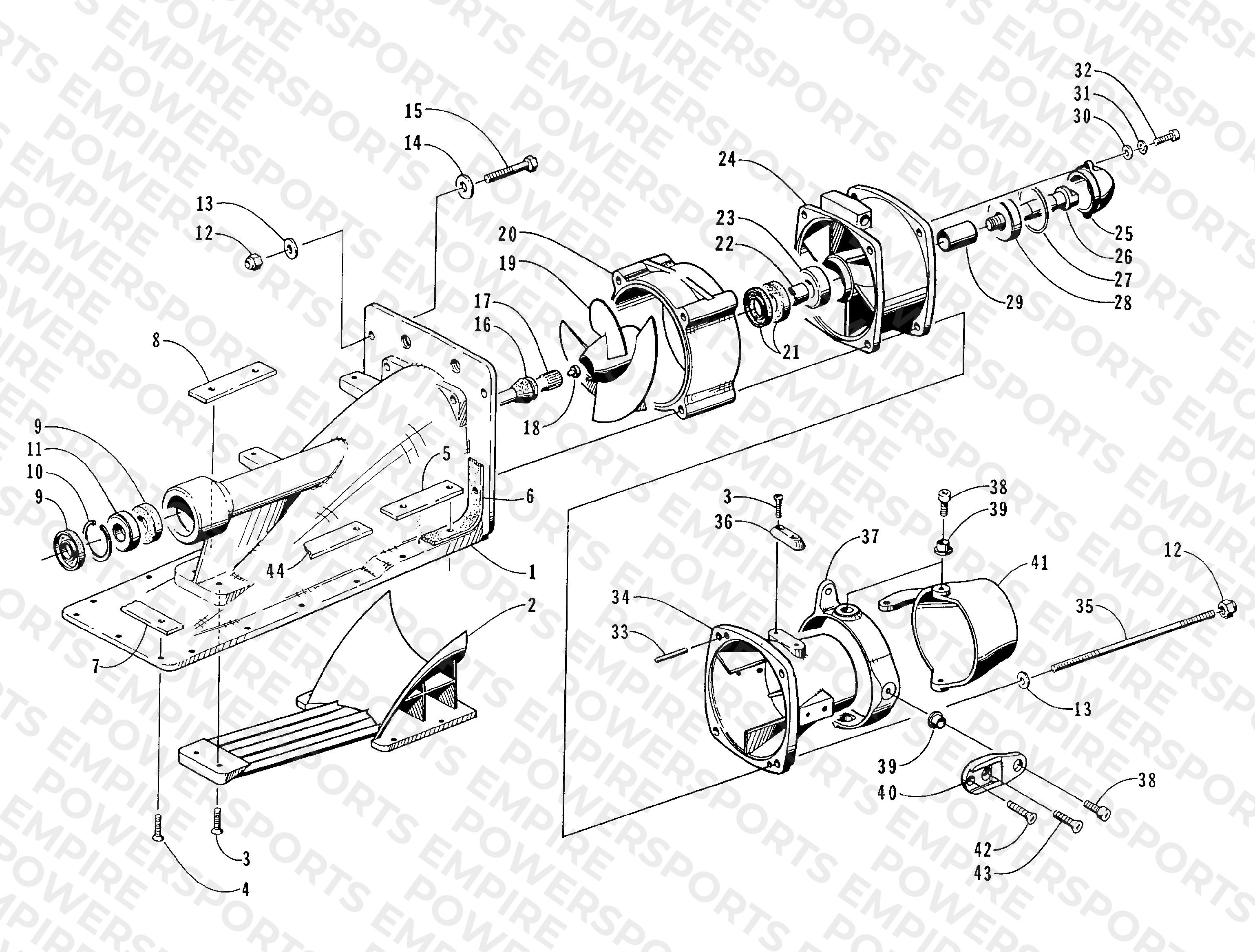 IMPELLER DRIVE ASSEMBLY