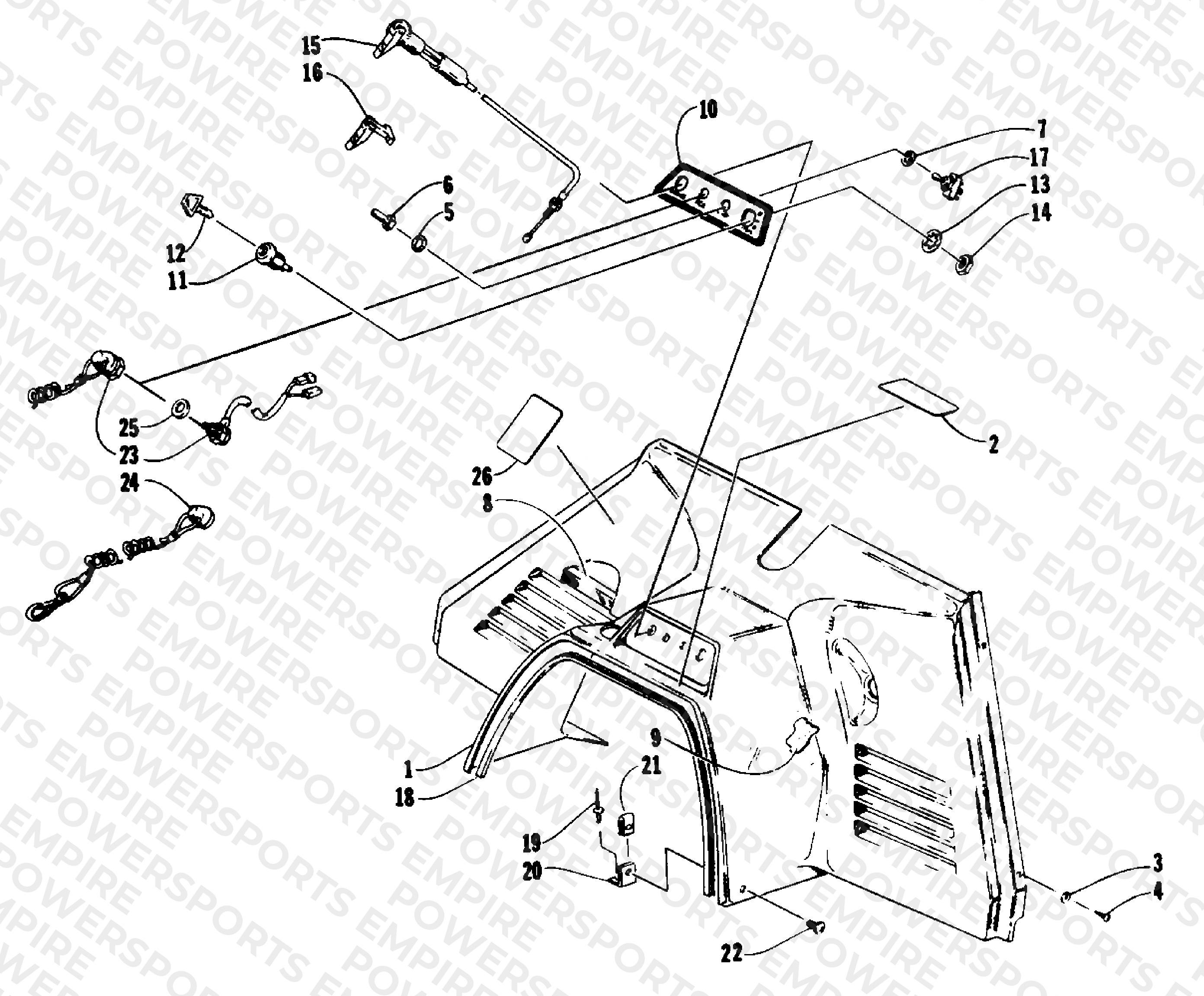 CONSOLE AND SWITCH ASSEMBLIES