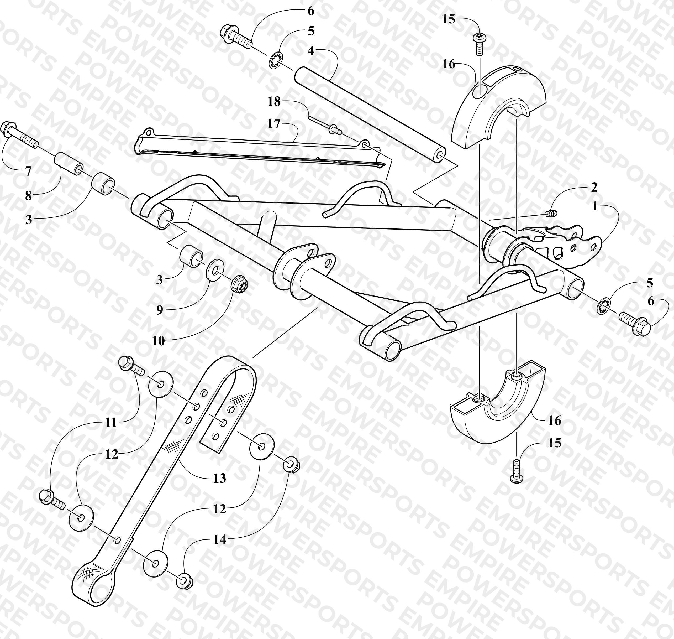 REAR SUSPENSION FRONT ARM ASSEMBLY