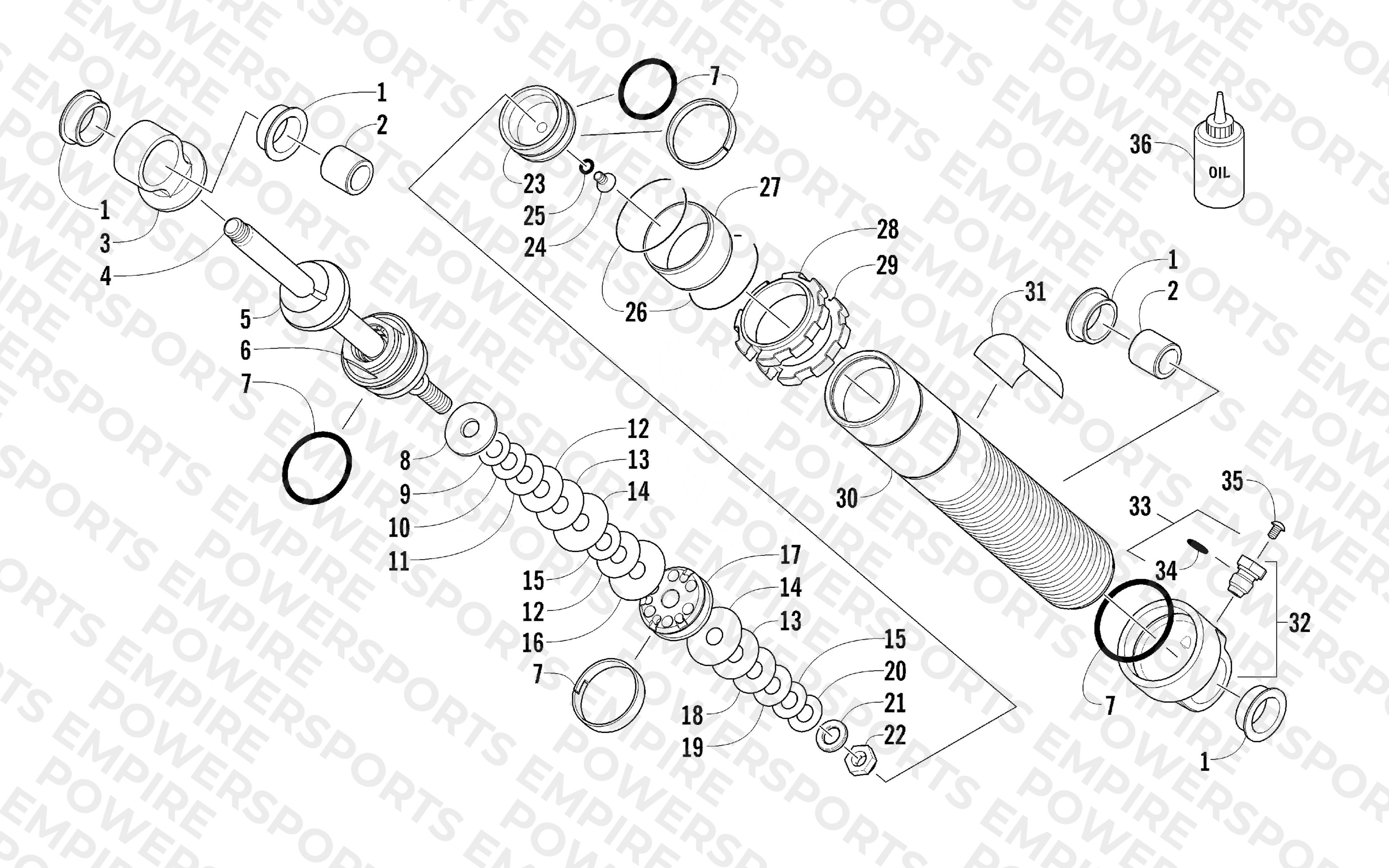 FRONT SUSPENSION SHOCK ABSORBER