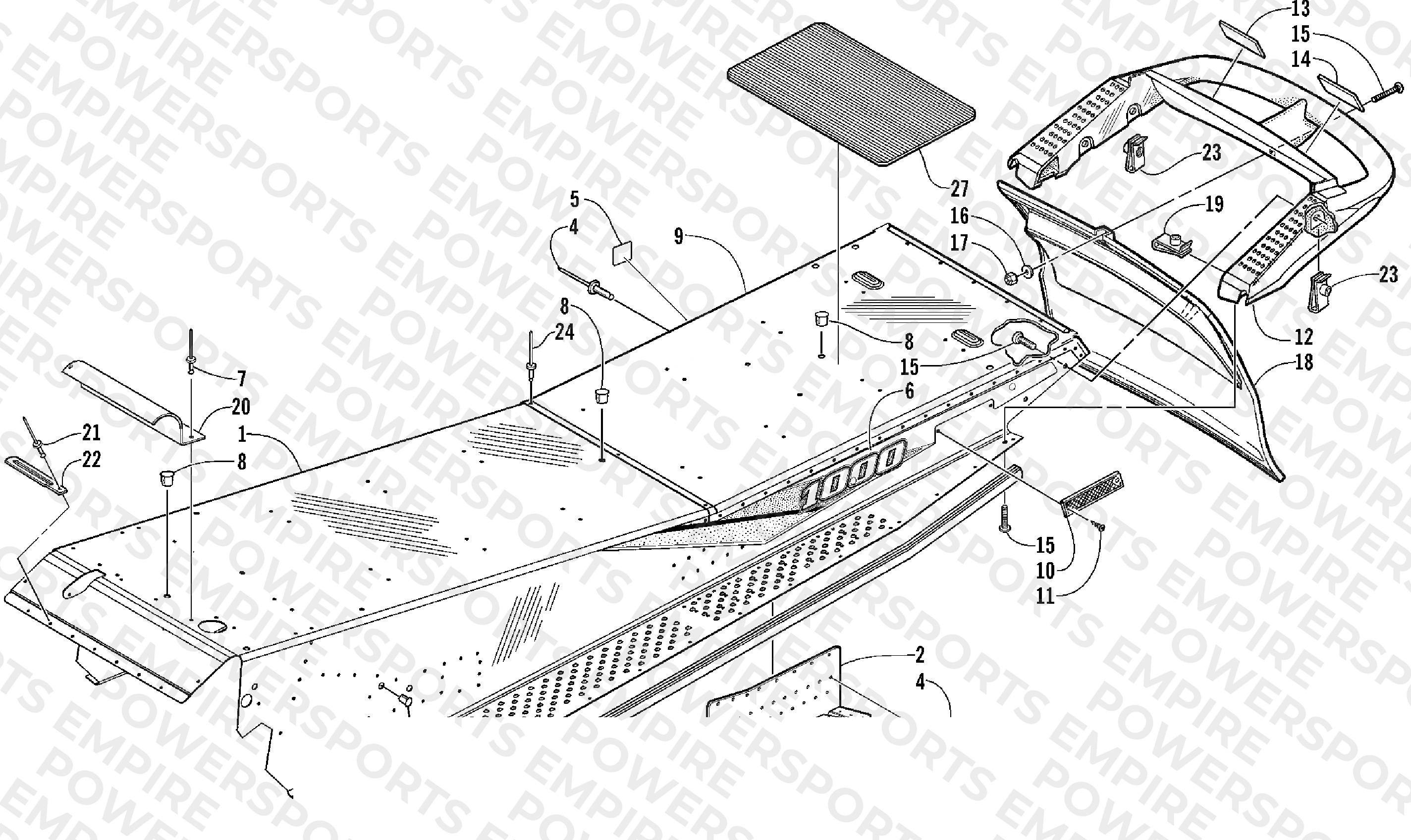 TUNNEL AND REAR BUMPER